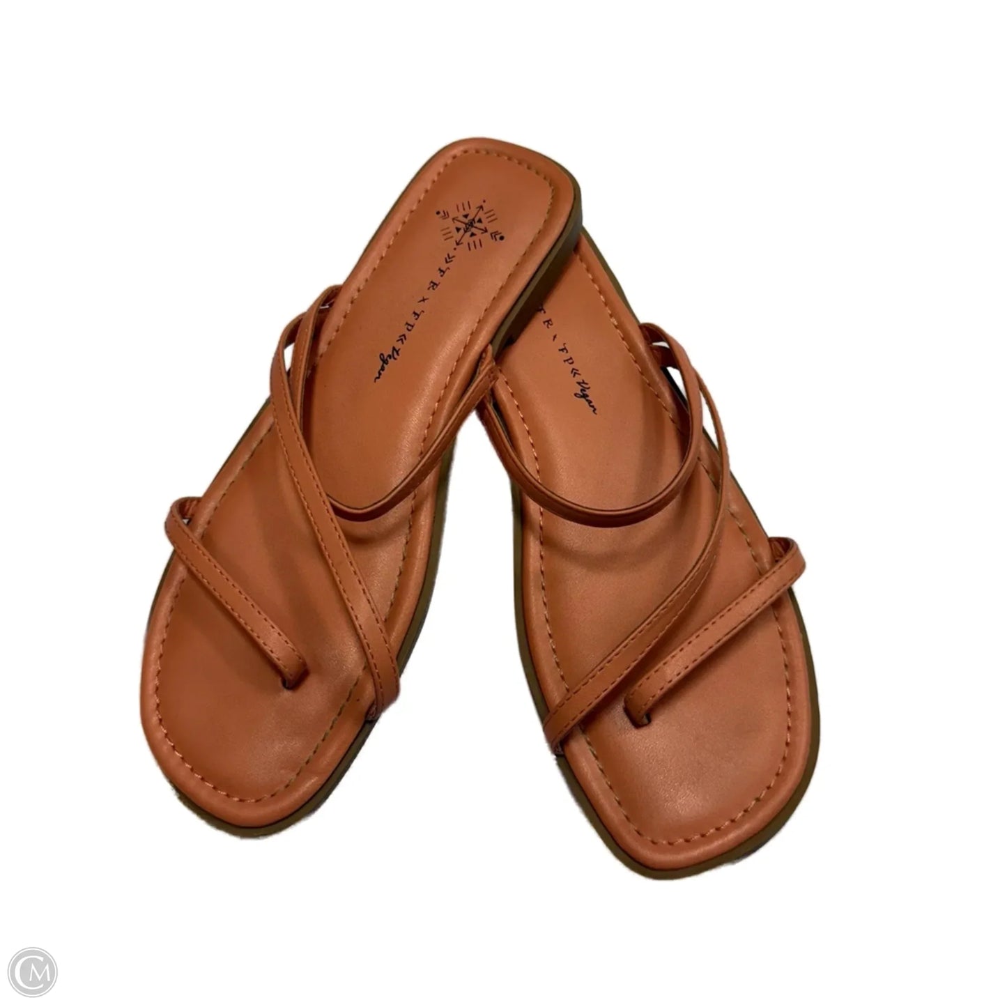 Sandals Flats By Free People In Orange, Size: 9