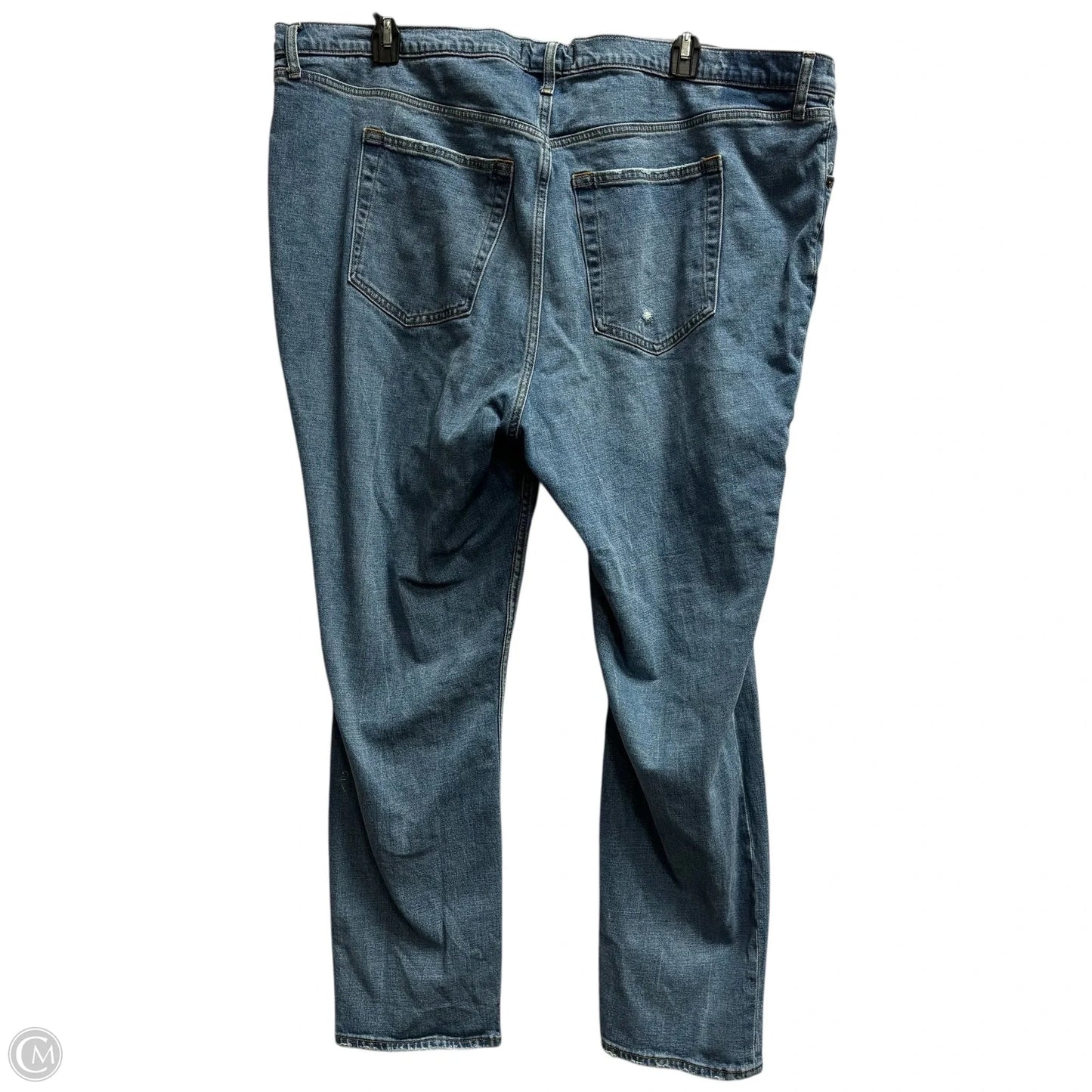 Jeans Straight By Abercrombie And Fitch In Blue Denim, Size: 3x