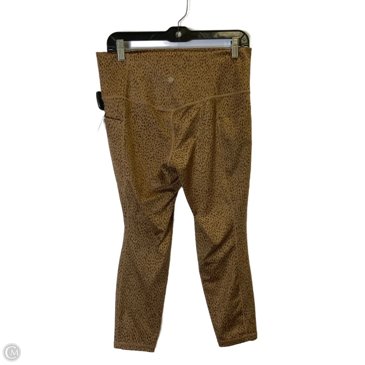 Athletic Leggings By Athleta In Brown, Size: L
