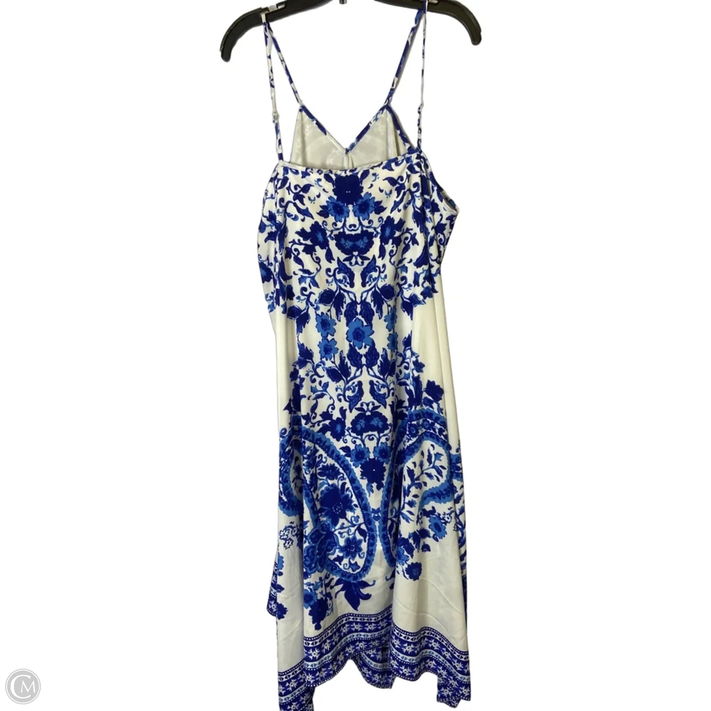 Dress Casual Midi By Cato In Blue, Size: Xl
