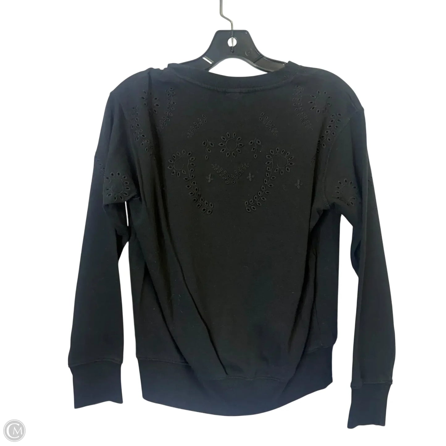 Sweatshirt Crewneck By H&m In Black, Size: S