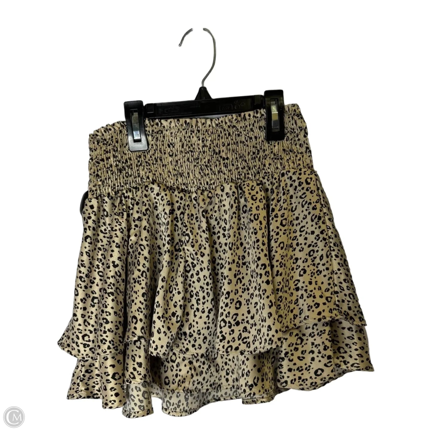 Skirt Mini & Short By Altard State In Animal Print, Size: S