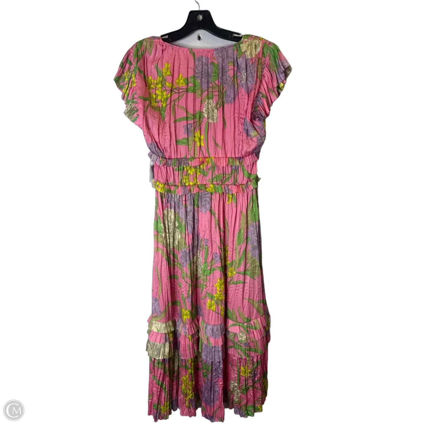 Dress Casual Midi By Current Air In Pink, Size: Xs