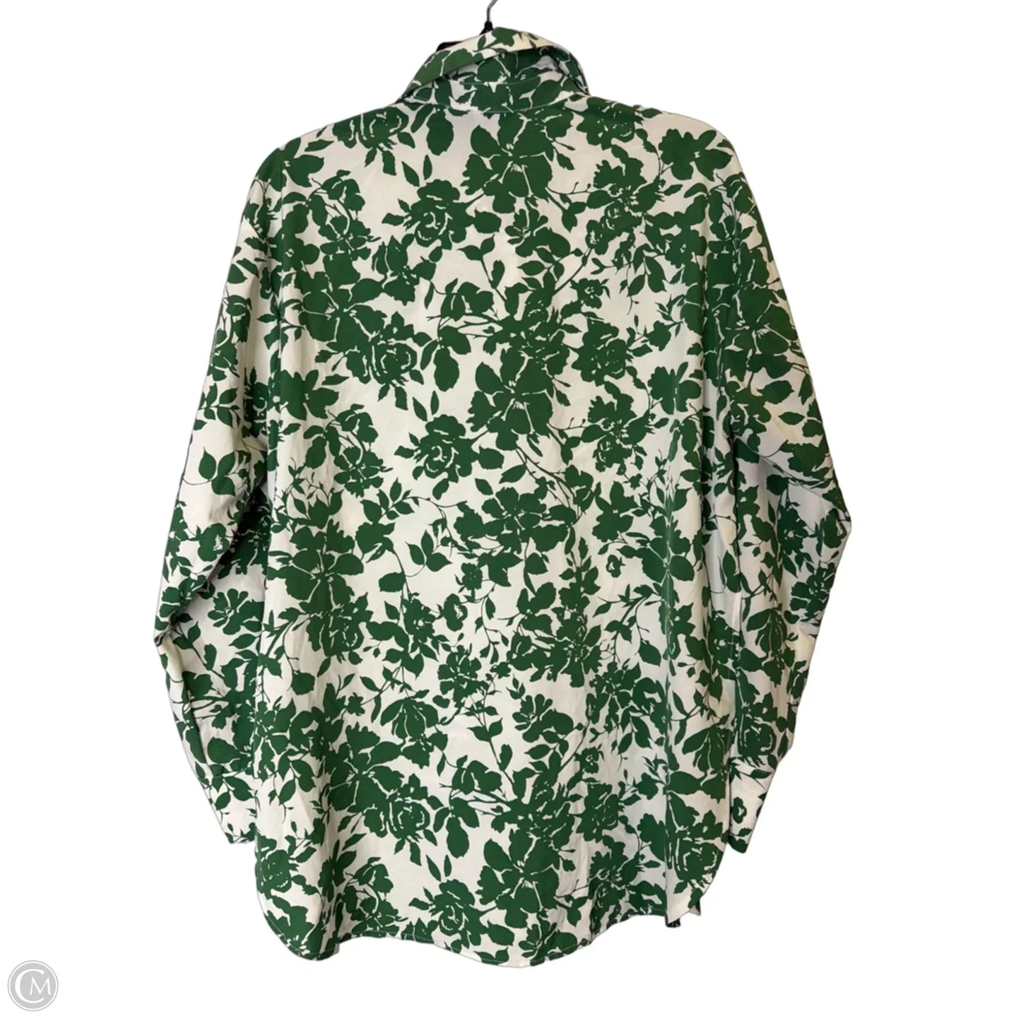 Top Long Sleeve By Clothes Mentor In Green, Size: S