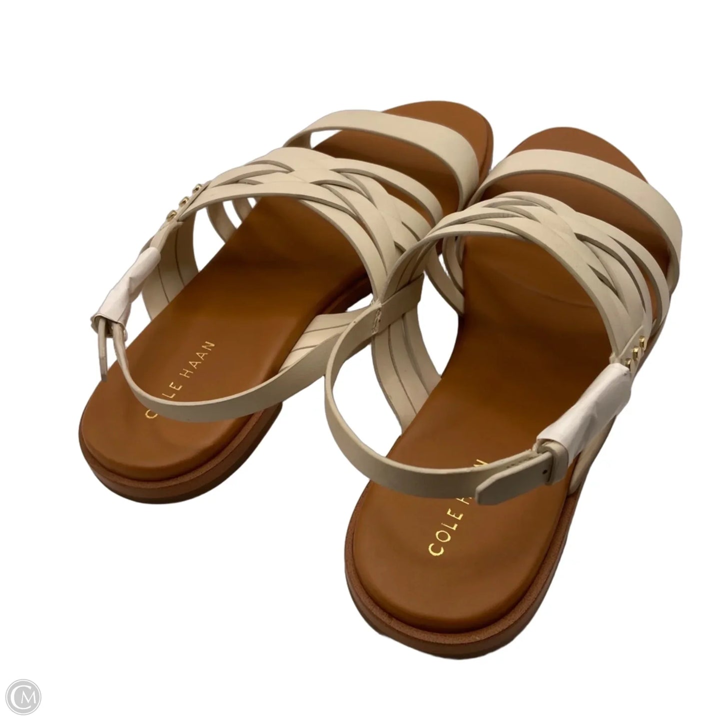 Sandals Flats By Cole-haan In Cream, Size: 9