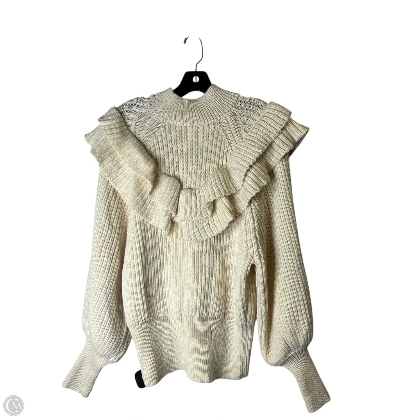 Sweater By H&m In Cream, Size: S
