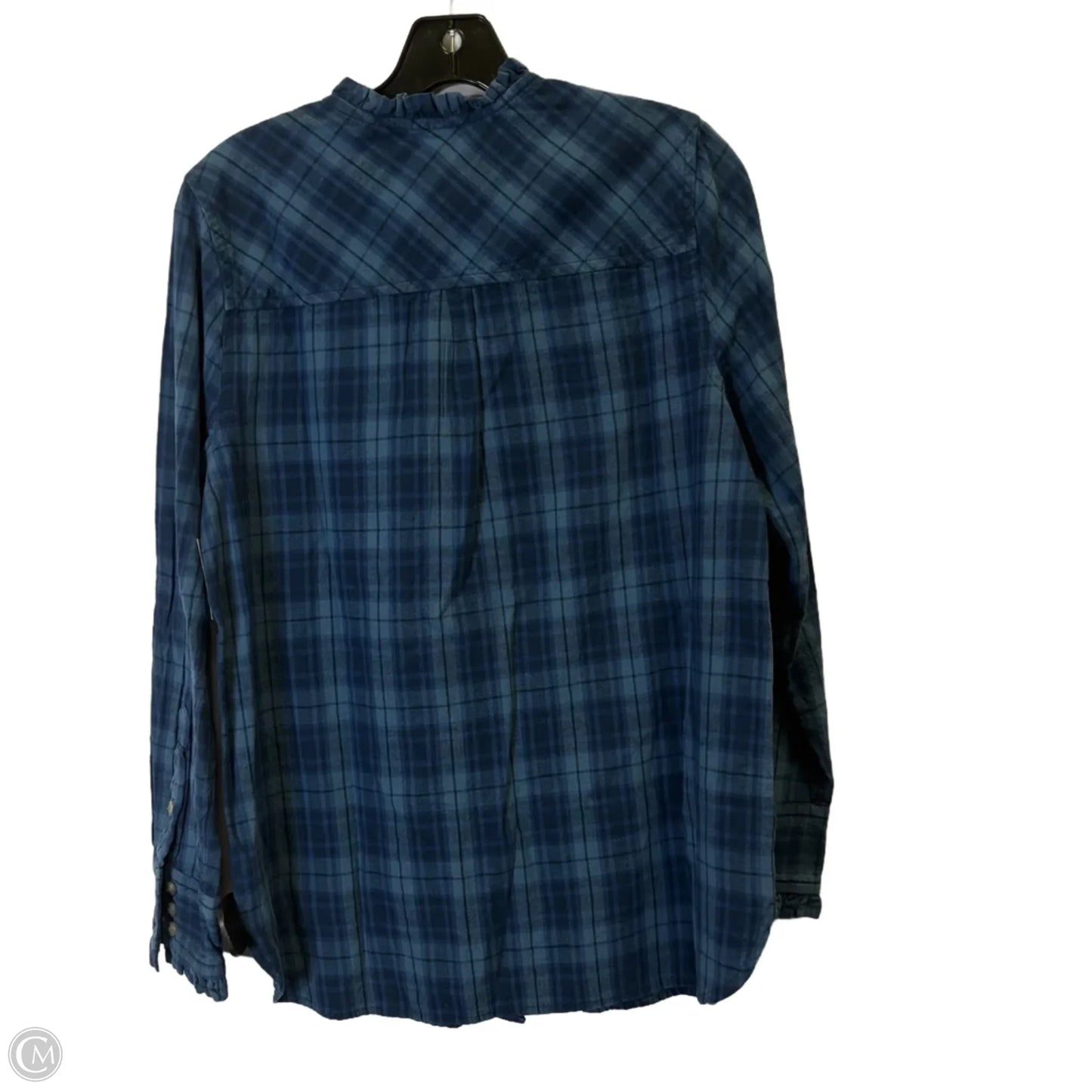 Top Long Sleeve By Lucky Brand In Blue, Size: M