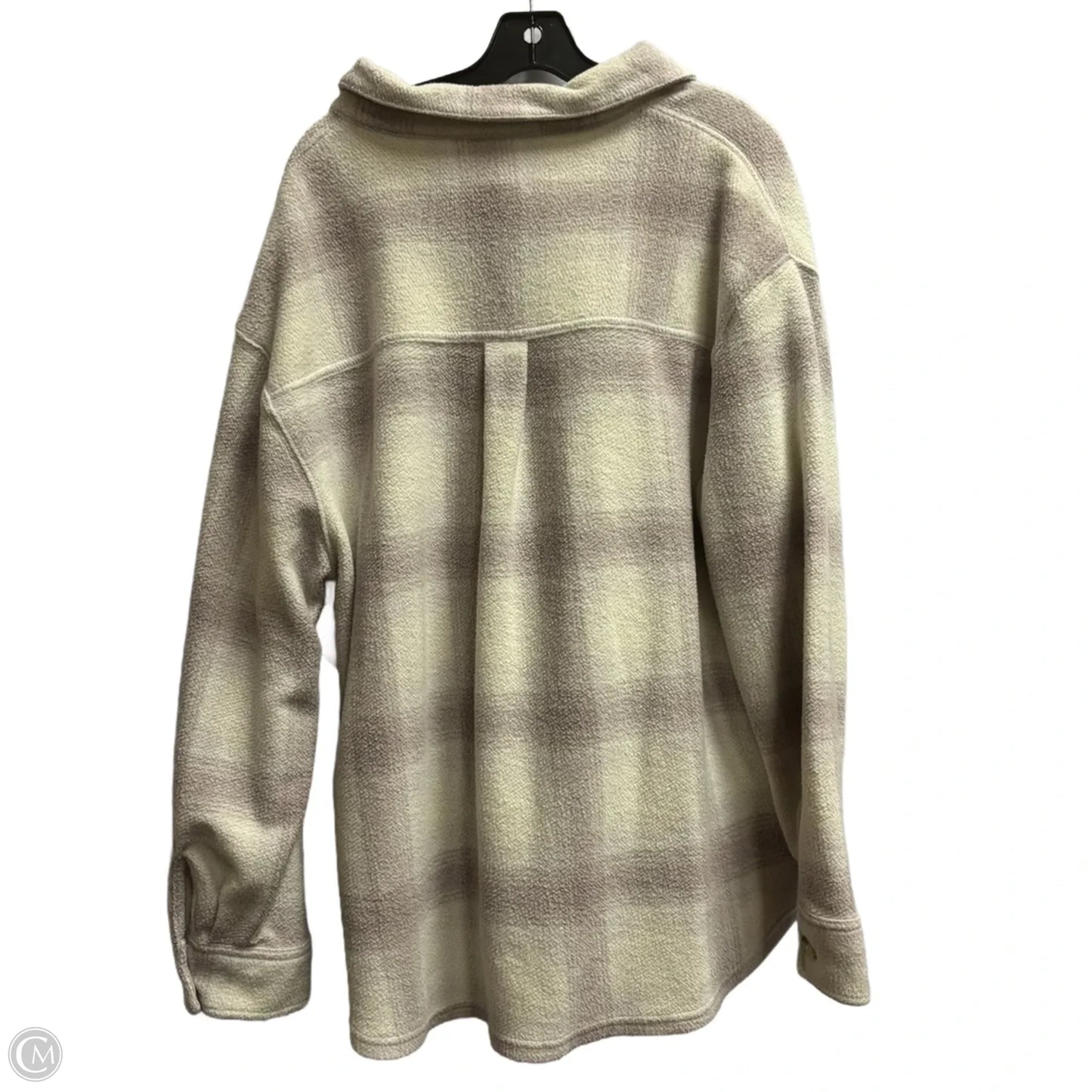 Jacket Shirt By American Eagle In Purple, Size: Xl