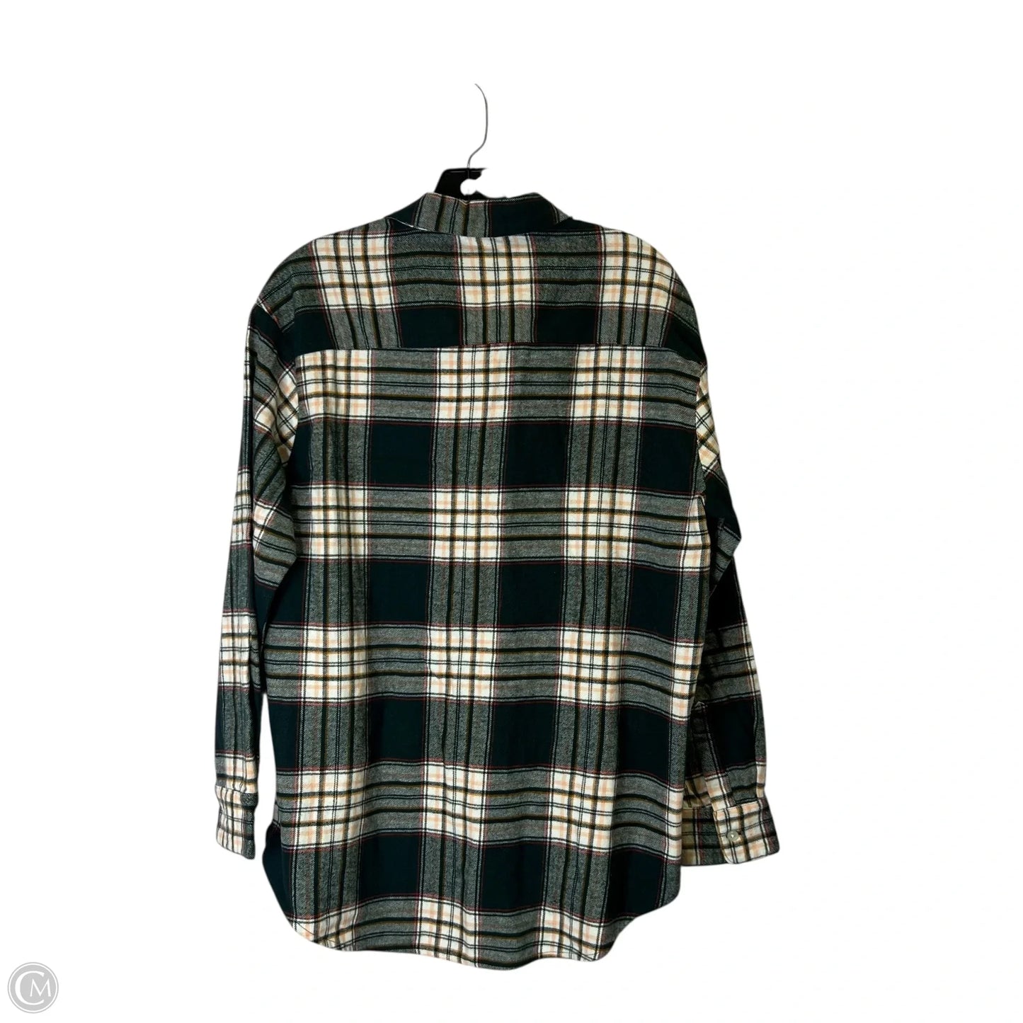 Top Long Sleeve Basic By Old Navy In Green, Size: M