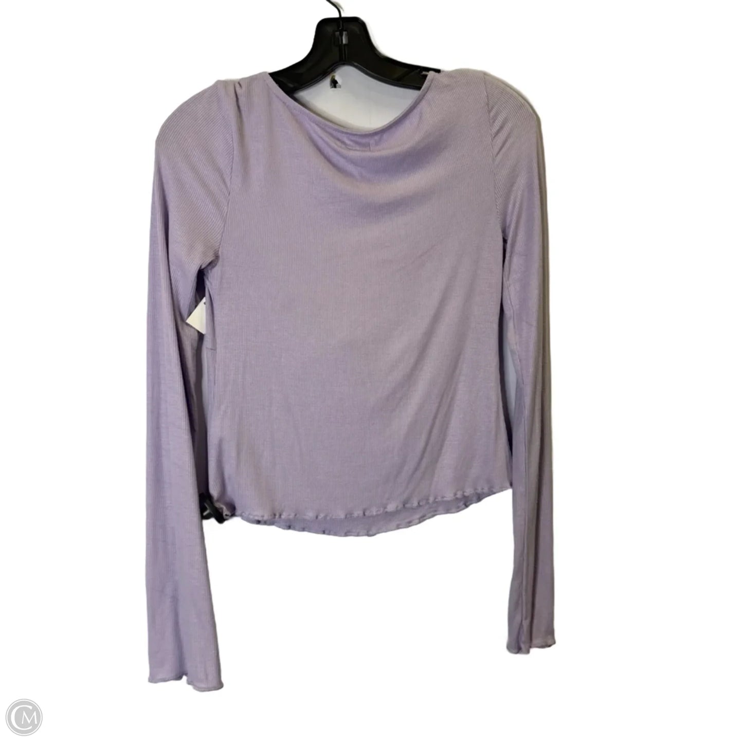 Top Long Sleeve By Kimichi Blue In Purple, Size: S