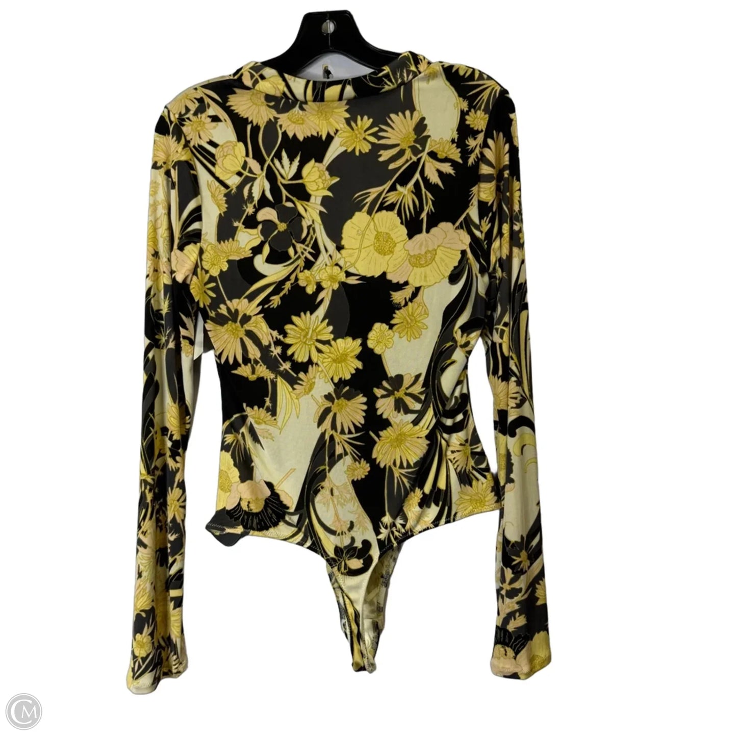 Bodysuit By Free People In Yellow, Size: L