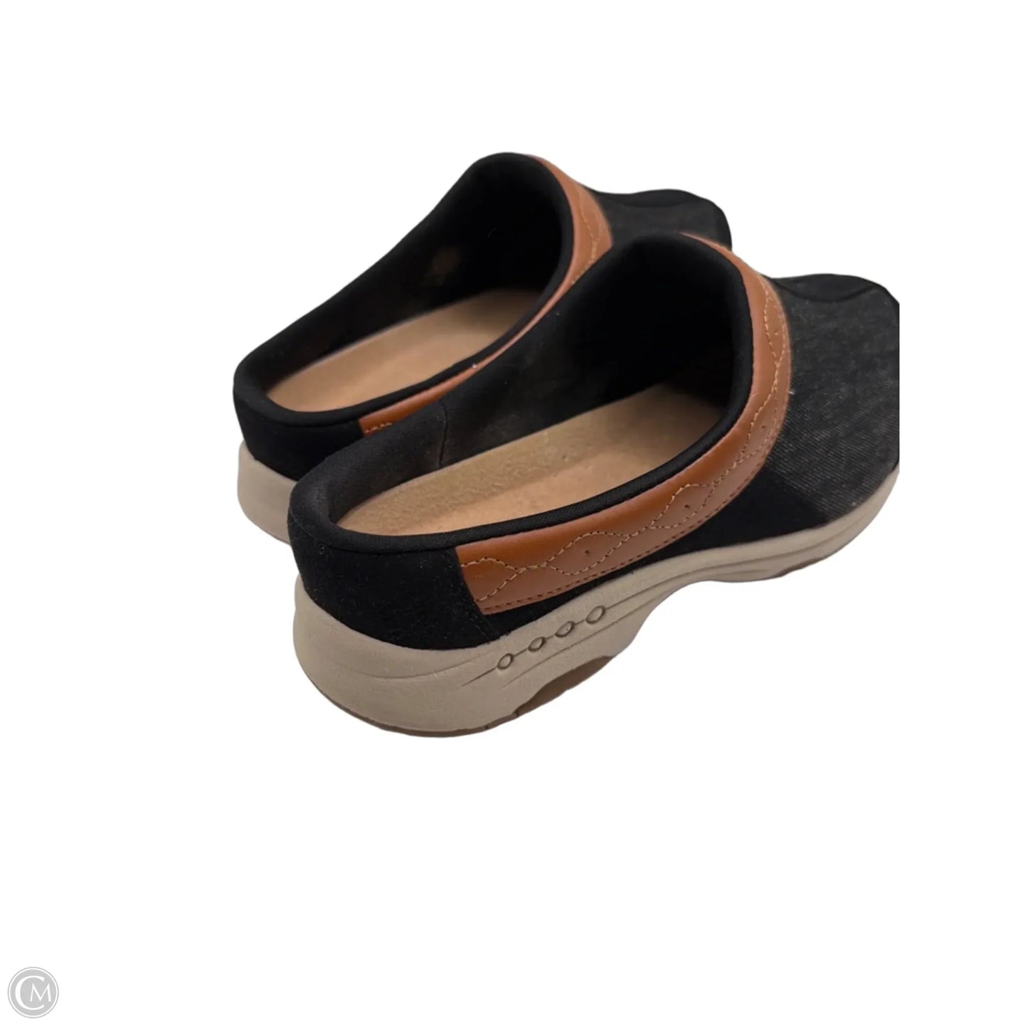 Shoes Flats By Easy Spirit In Black & Brown, Size: 9.5
