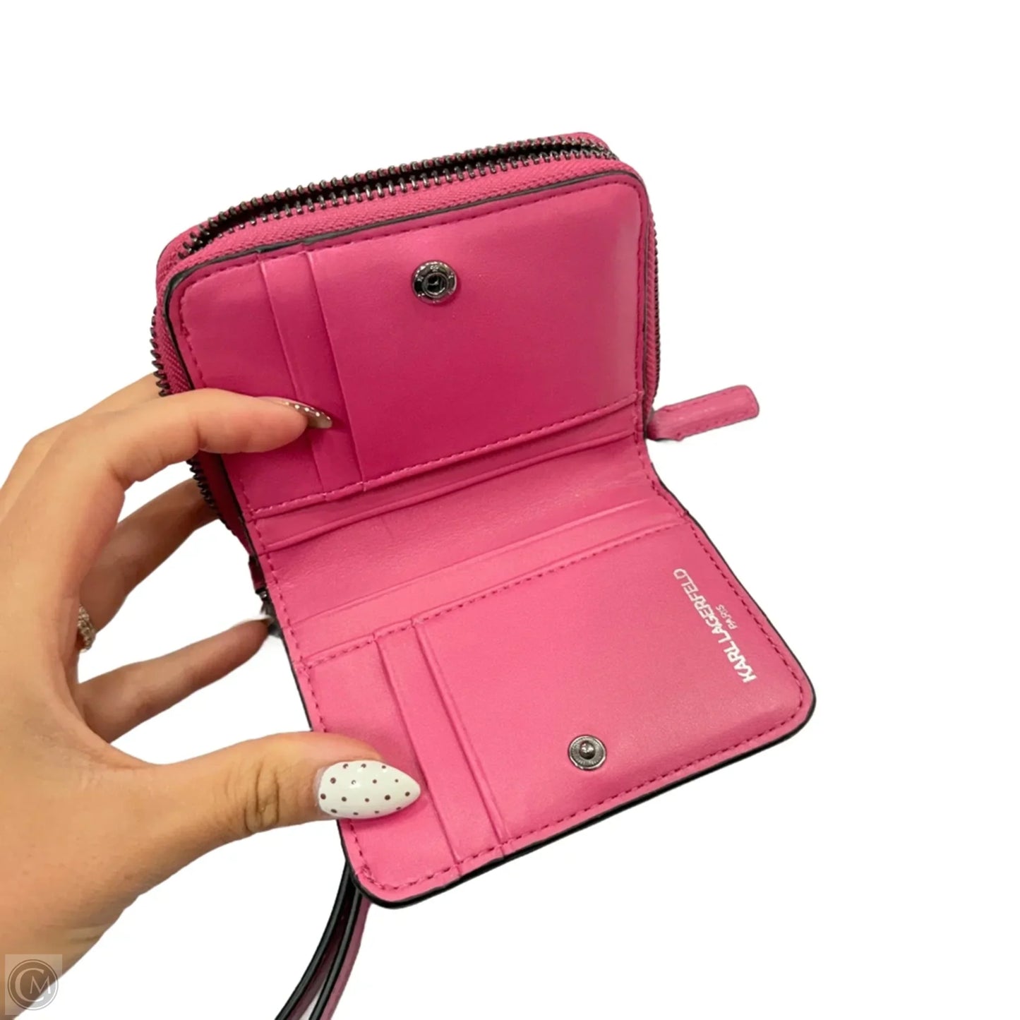 Wallet Designer By Karl Lagerfeld, Size: Medium