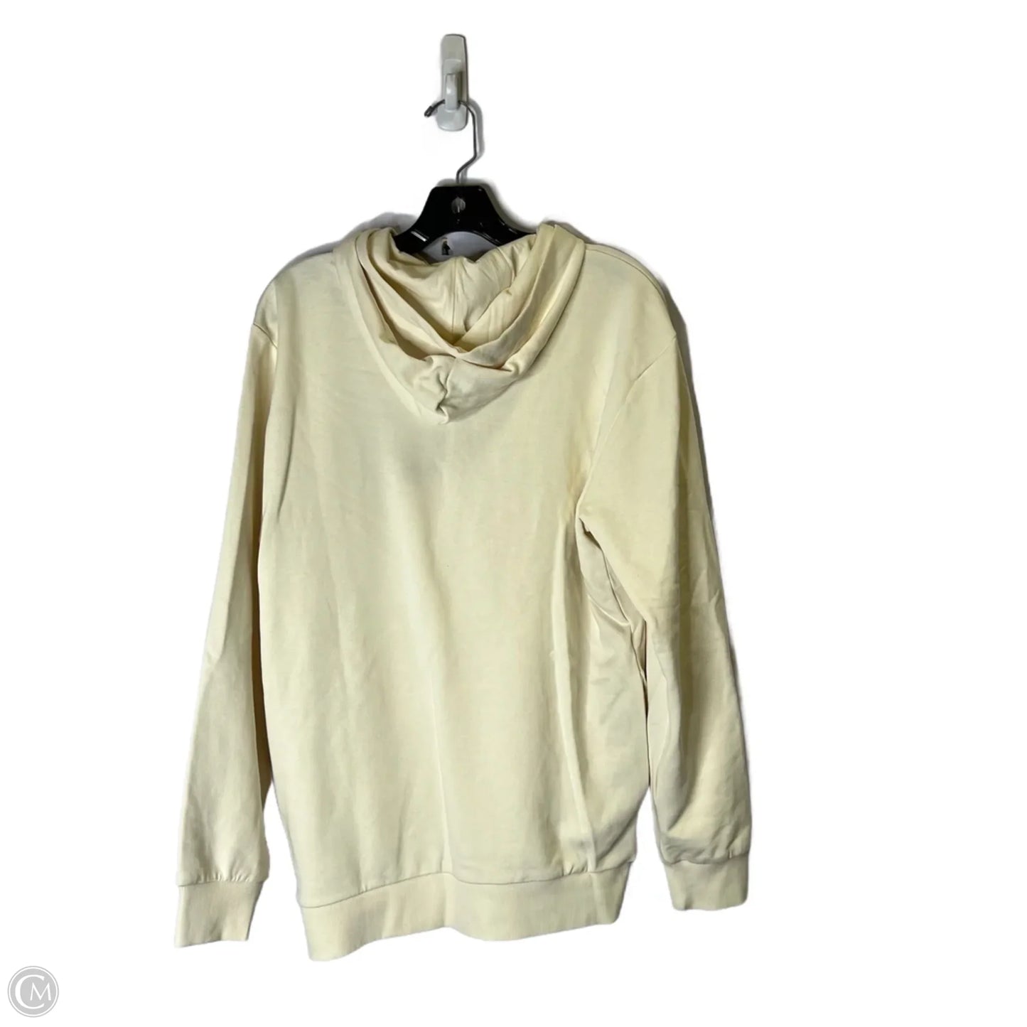 Sweatshirt Hoodie By Puma In Cream, Size: S