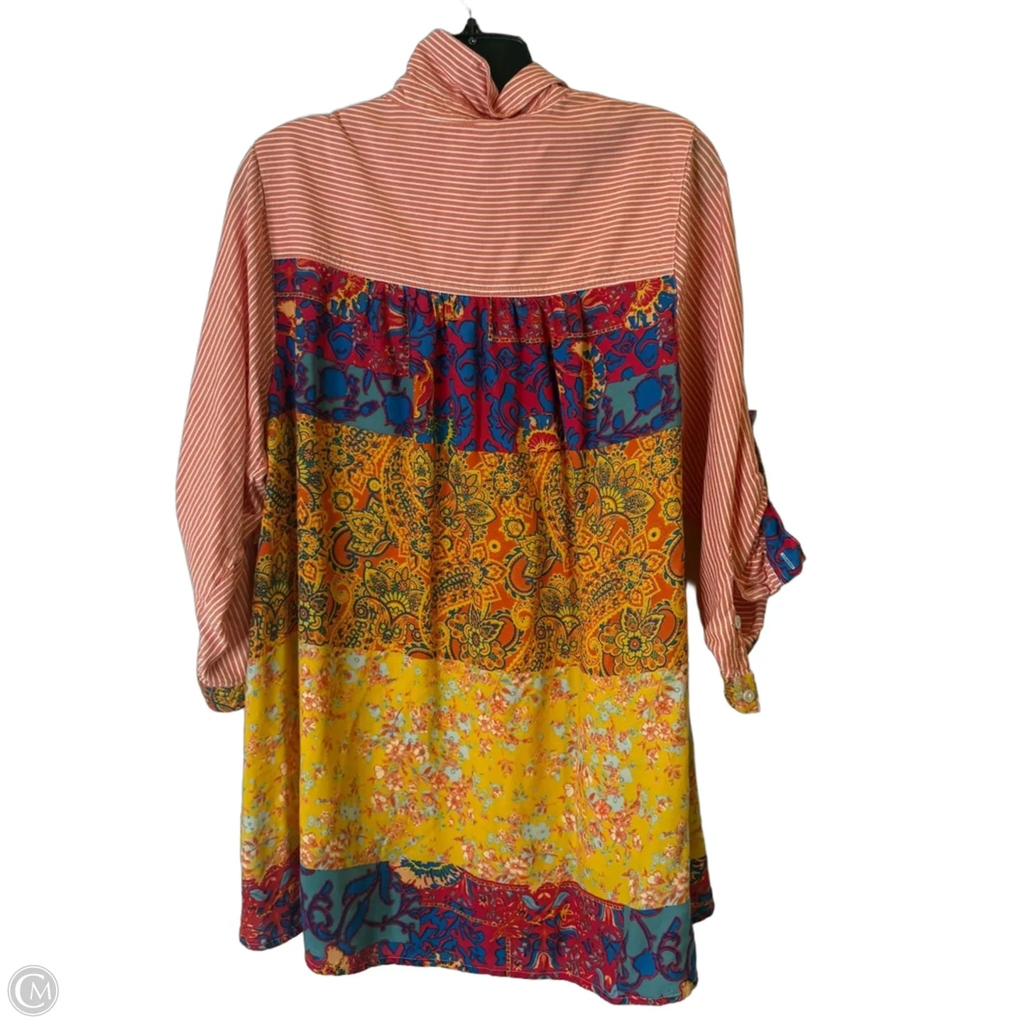 Top Short Sleeve By Intro In Orange, Size: 1x