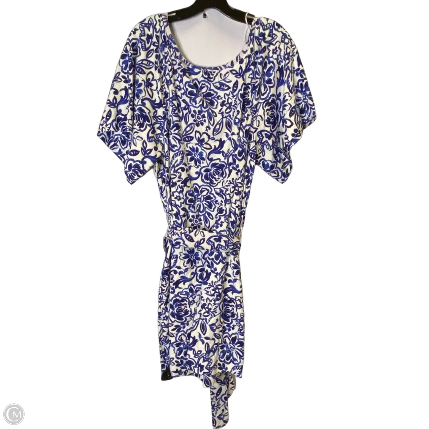 Dress Casual Short By Free Assembly In Blue & White, Size: M
