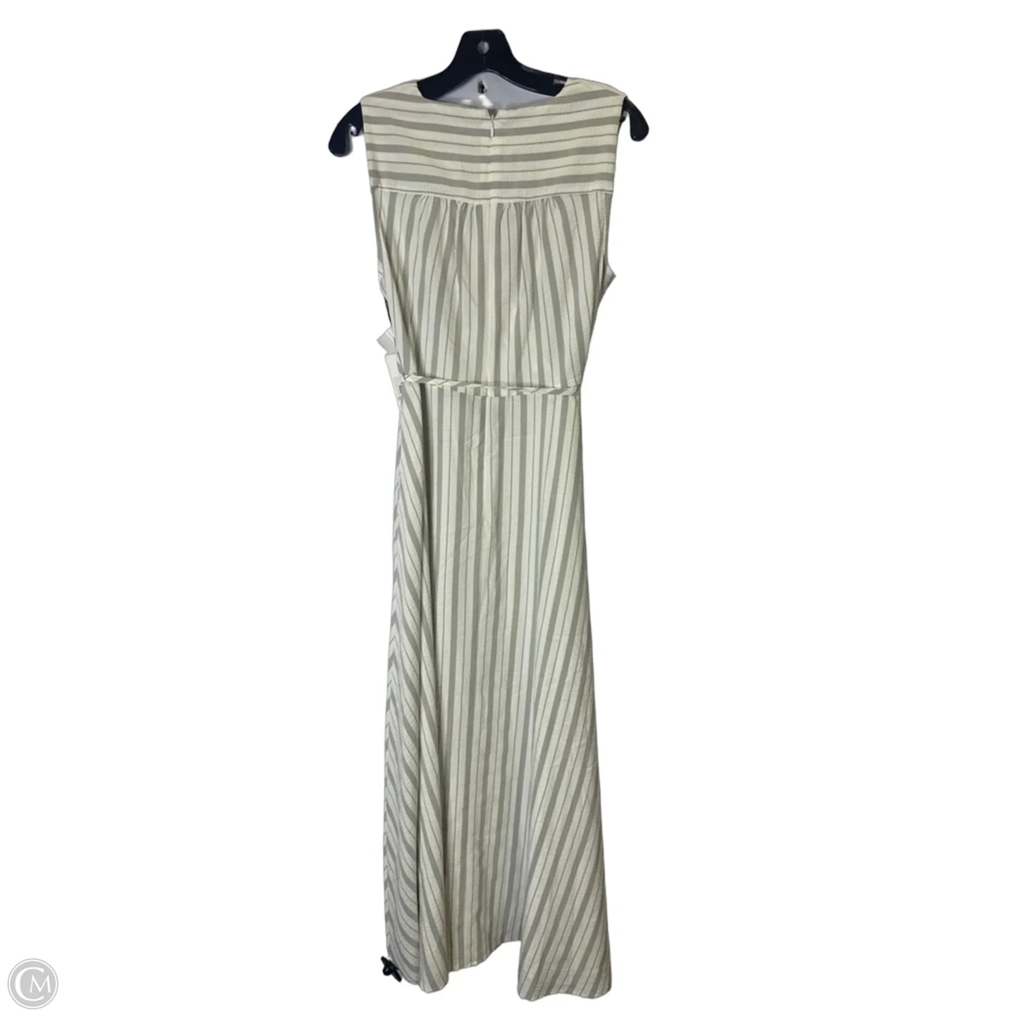 Dress Casual Maxi By Calvin Klein In Striped Pattern, Size: 10