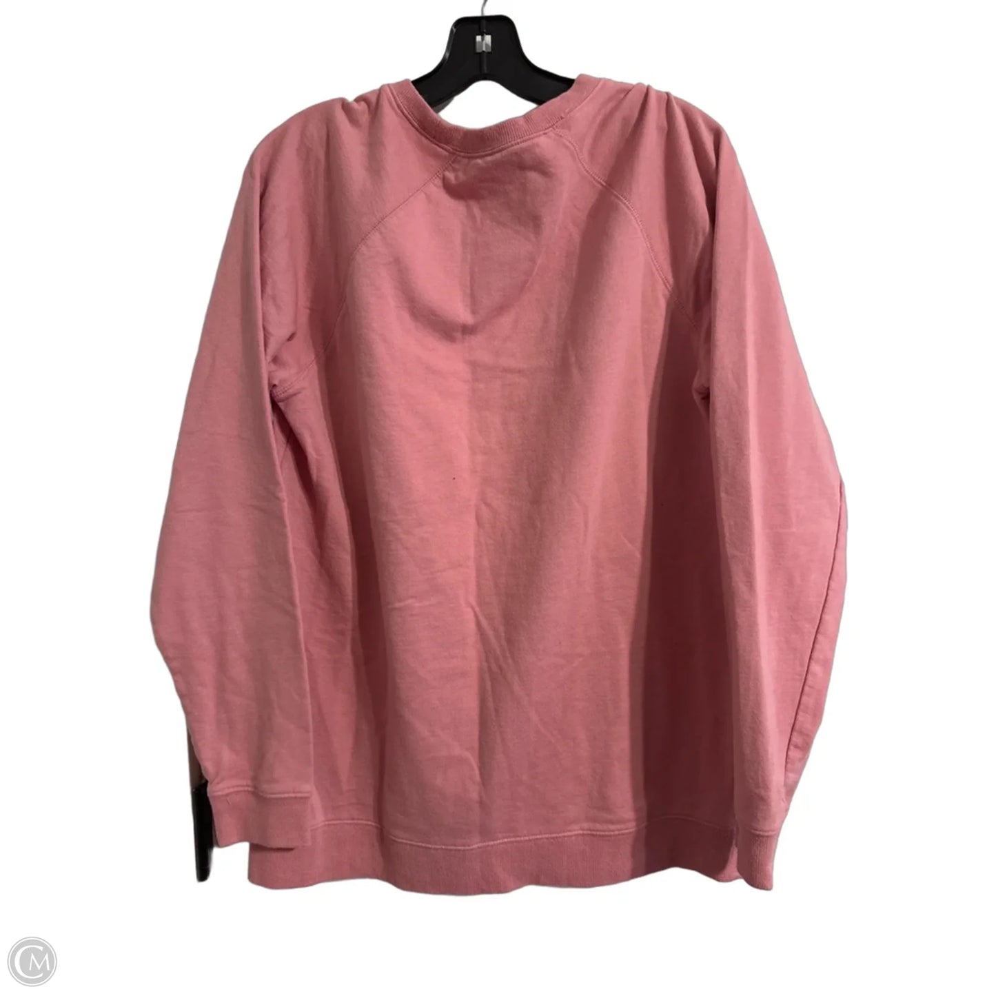 Sweatshirt Crewneck By Lauren James In Pink, Size: L
