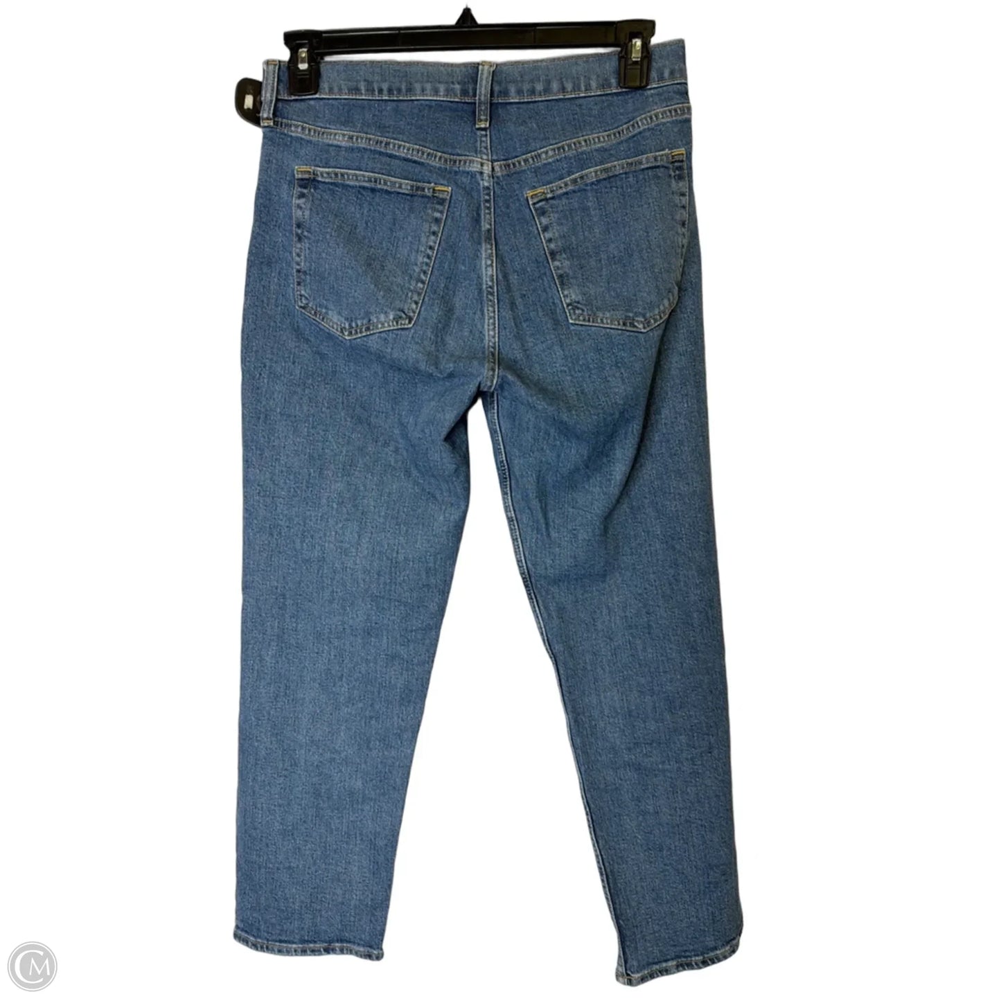 Jeans Straight By Gap In Blue Denim, Size: 8