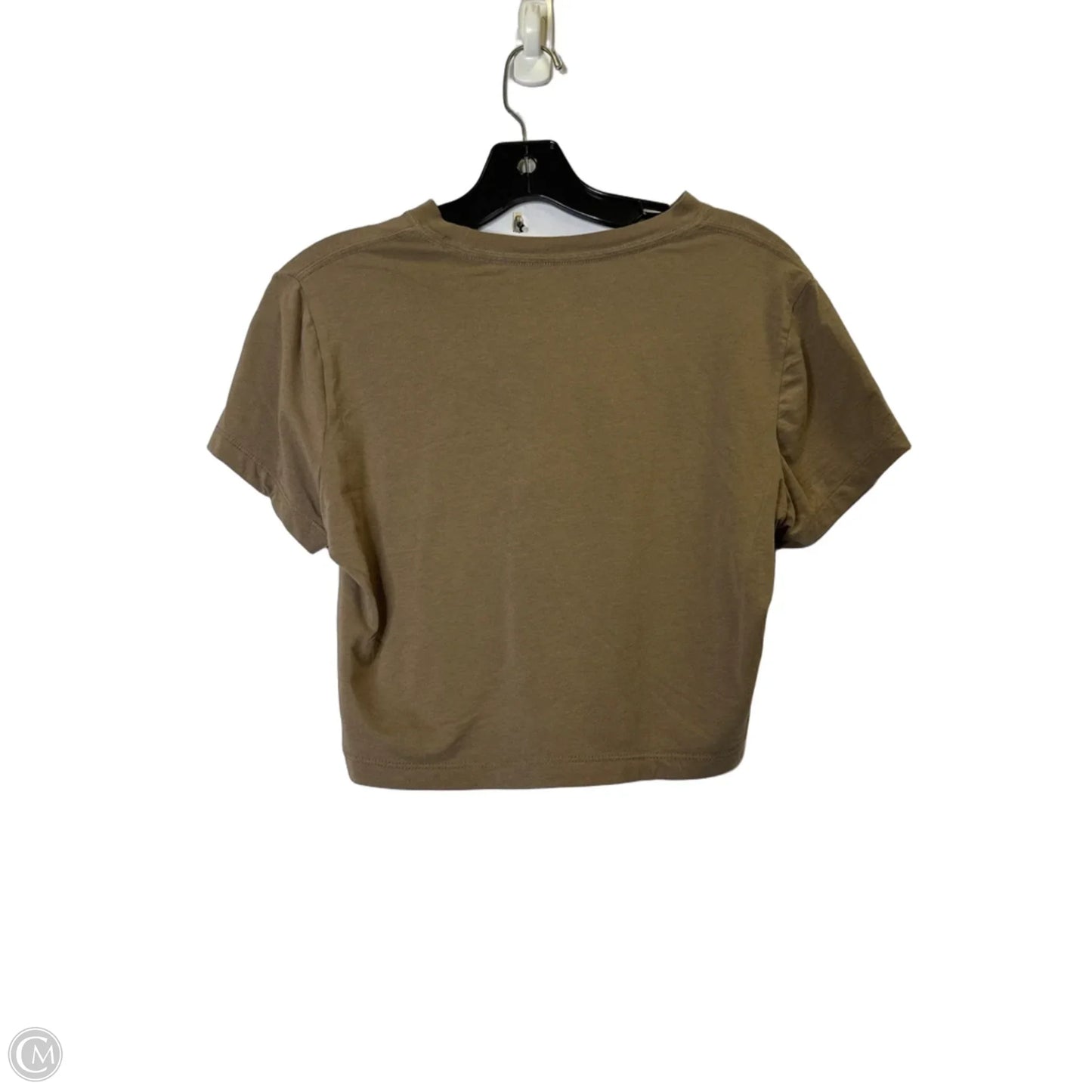 Athletic Top Short Sleeve By Nike Apparel In Brown, Size: M