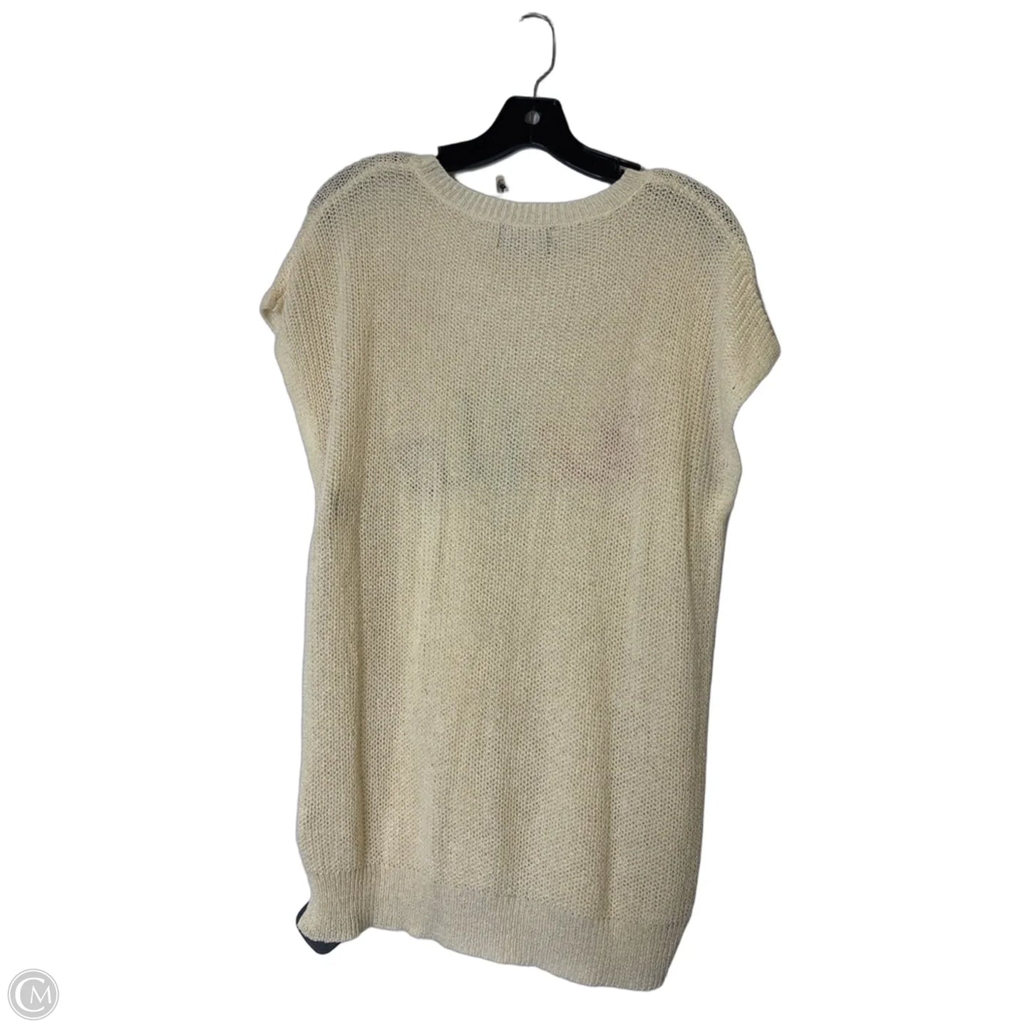 Top Sleeveless By Clothes Mentor In Tan, Size: L