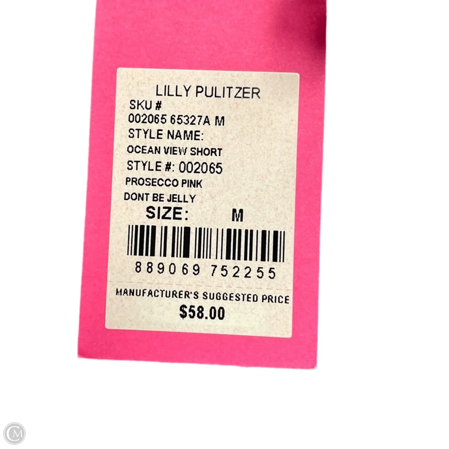 Shorts Designer By Lilly Pulitzer In Blue & Pink, Size: M