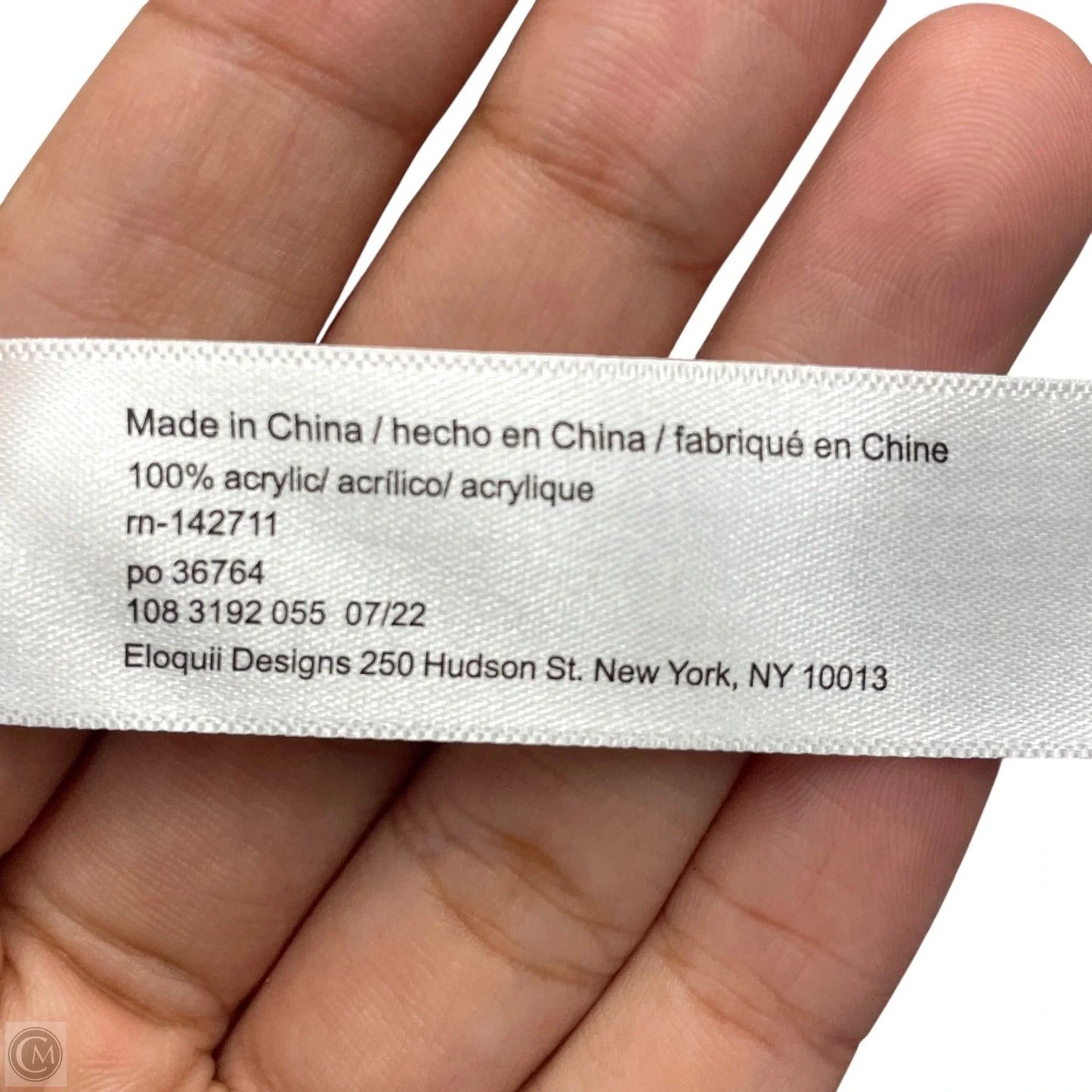 Sweater By Eloquii In Blue & Red, Size: L