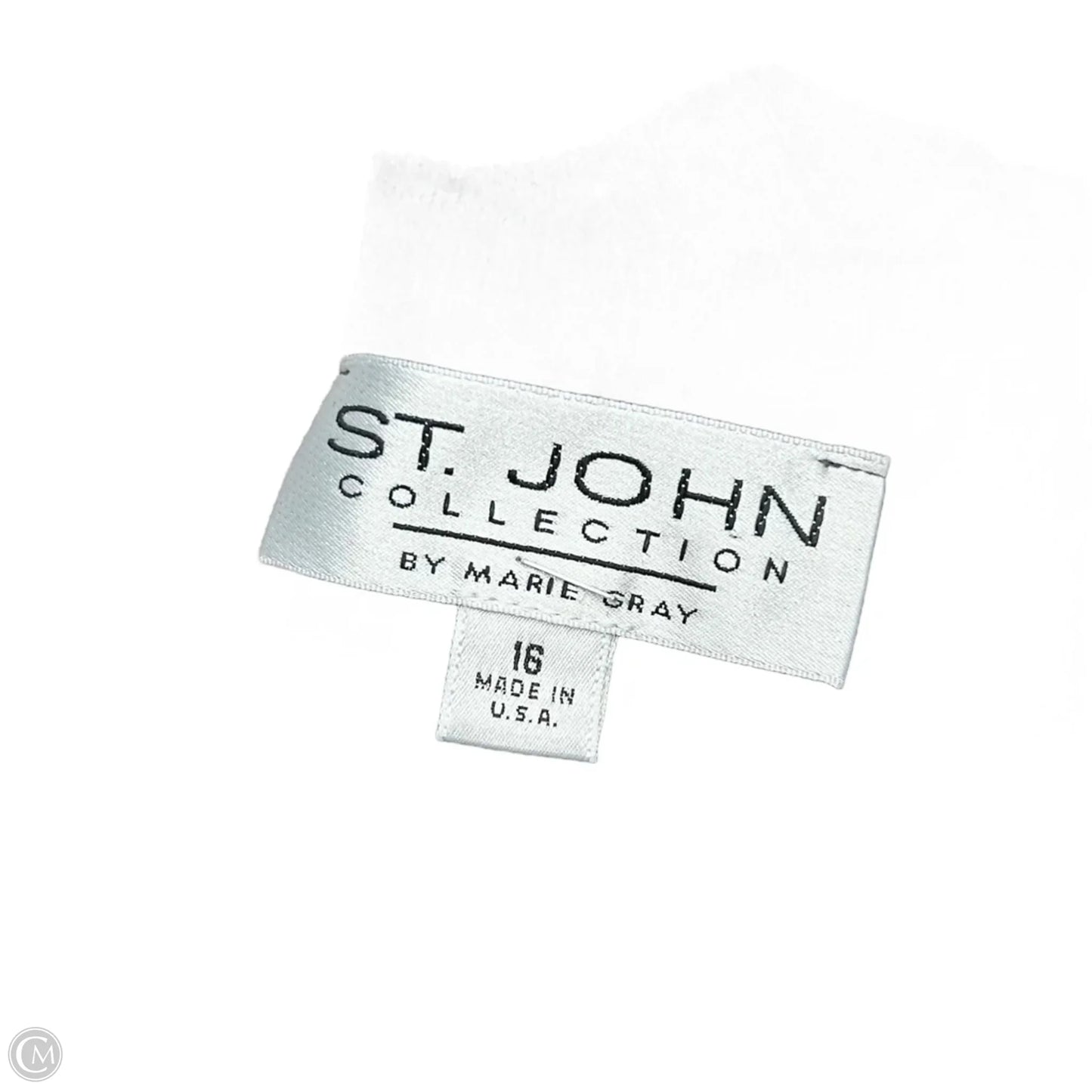 Sweater Cardigan Luxury Designer By St John Collection In Grey, Size: Xl