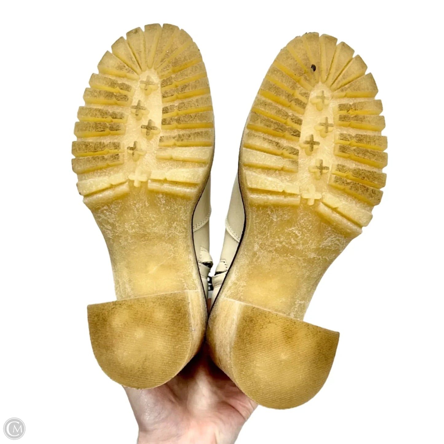 Boots Ankle Heels By Free People In Cream, Size: 6.5