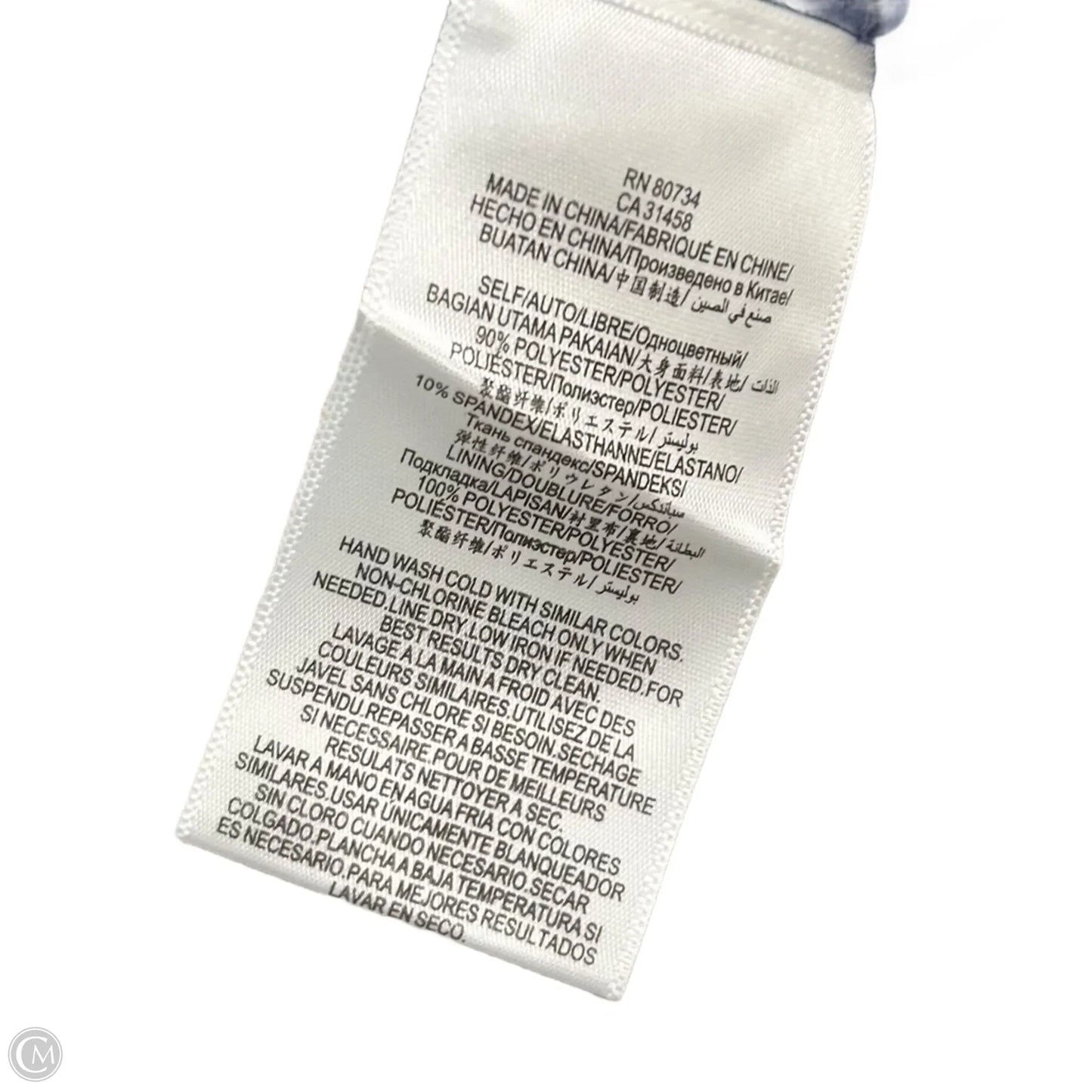 Dress Party Long By Bcbgmaxazria In Blue, Size: S