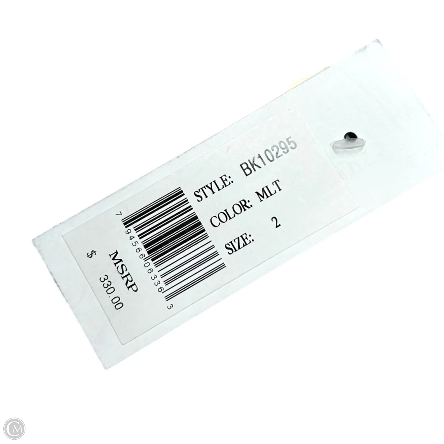 Dress Casual Short By Nicole Miller In Blue & Green, Size: Xs