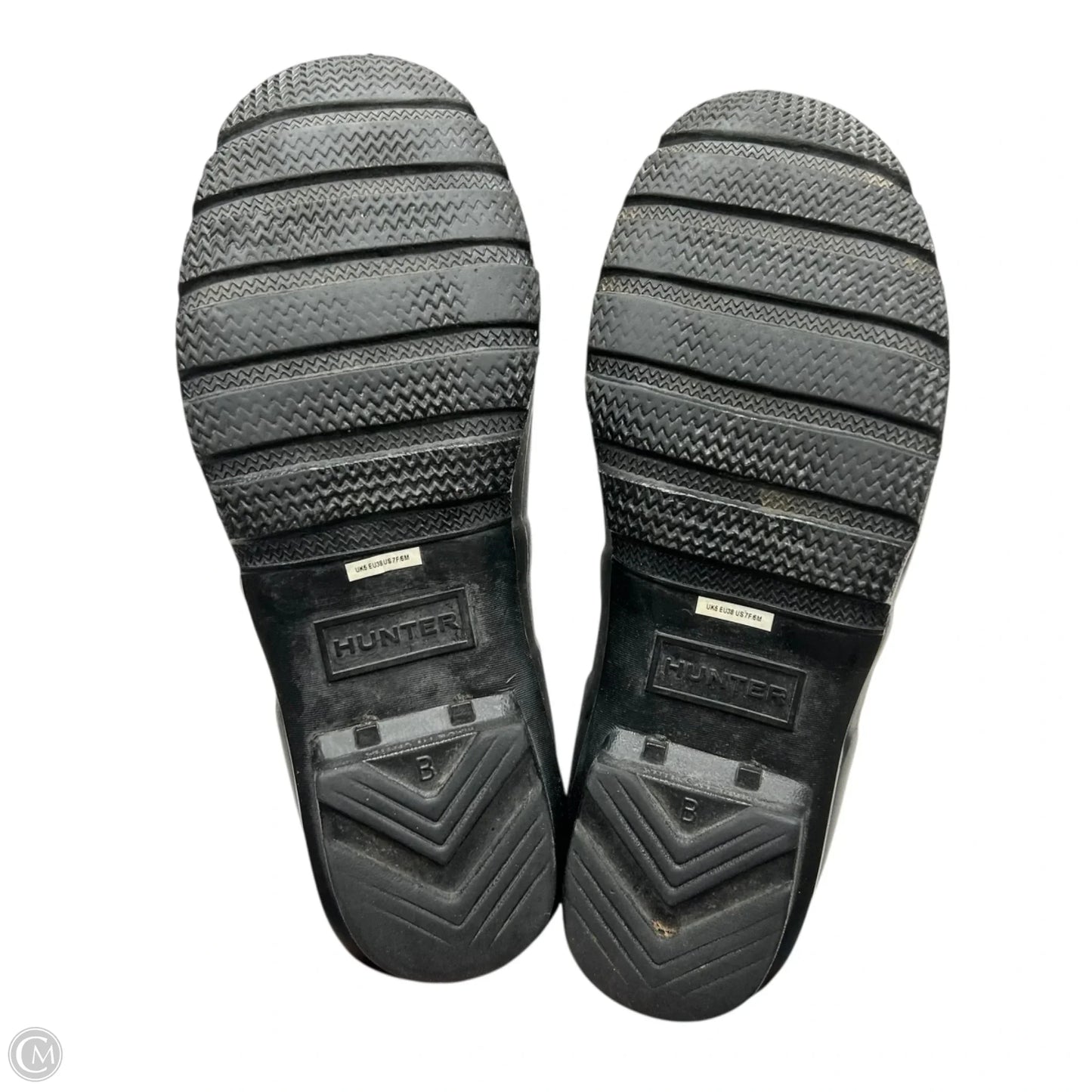 Boots Rain By Hunter In Black, Size: 7