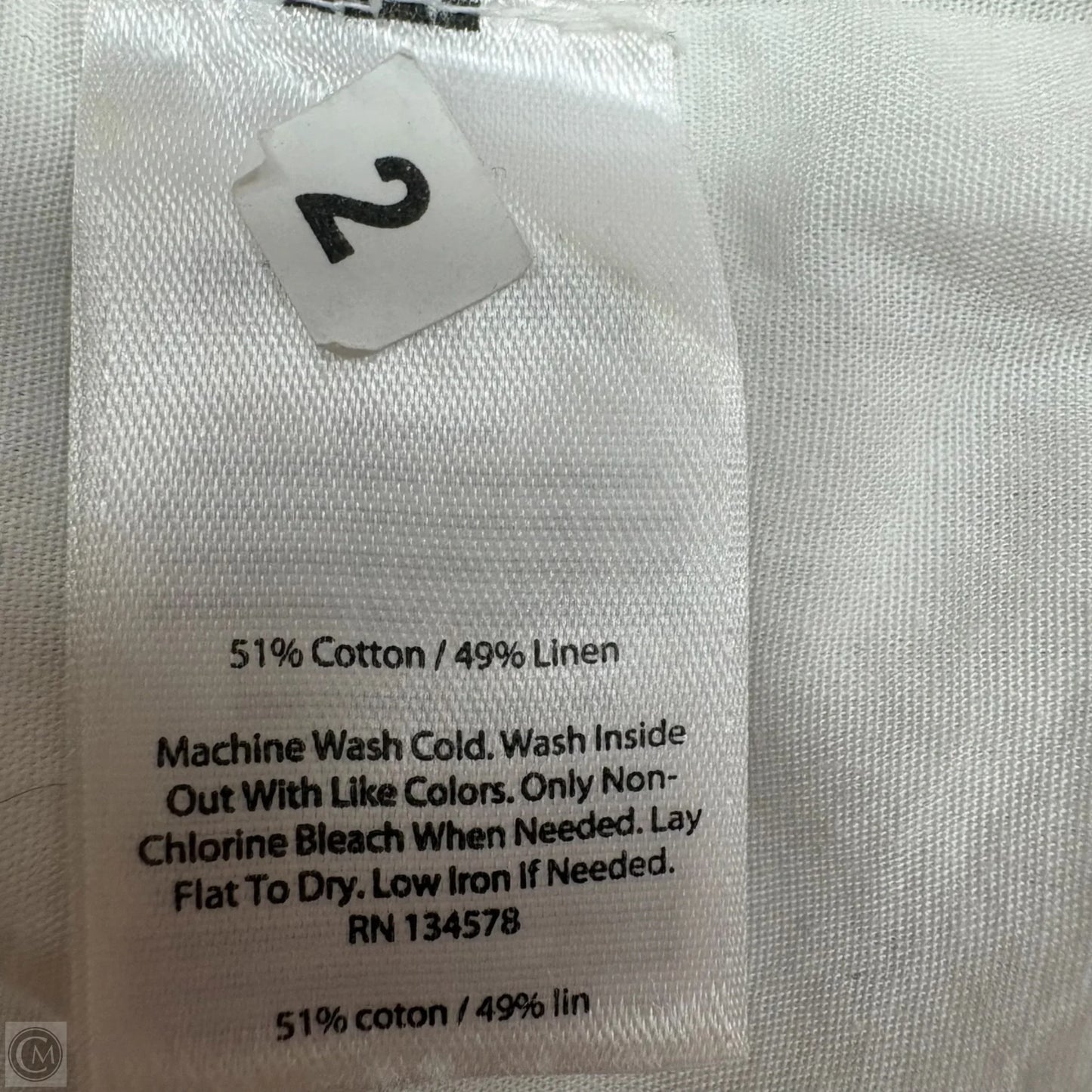 Dress Casual Midi By Vineyard Vines In Pink & White, Size: M