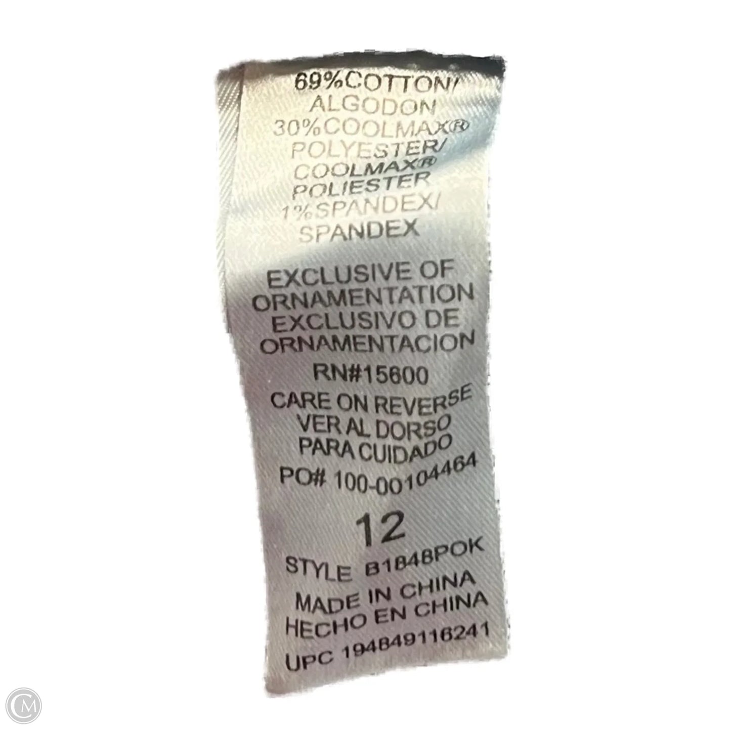 Jeans Straight By Democracy In Blue Denim, Size: 12