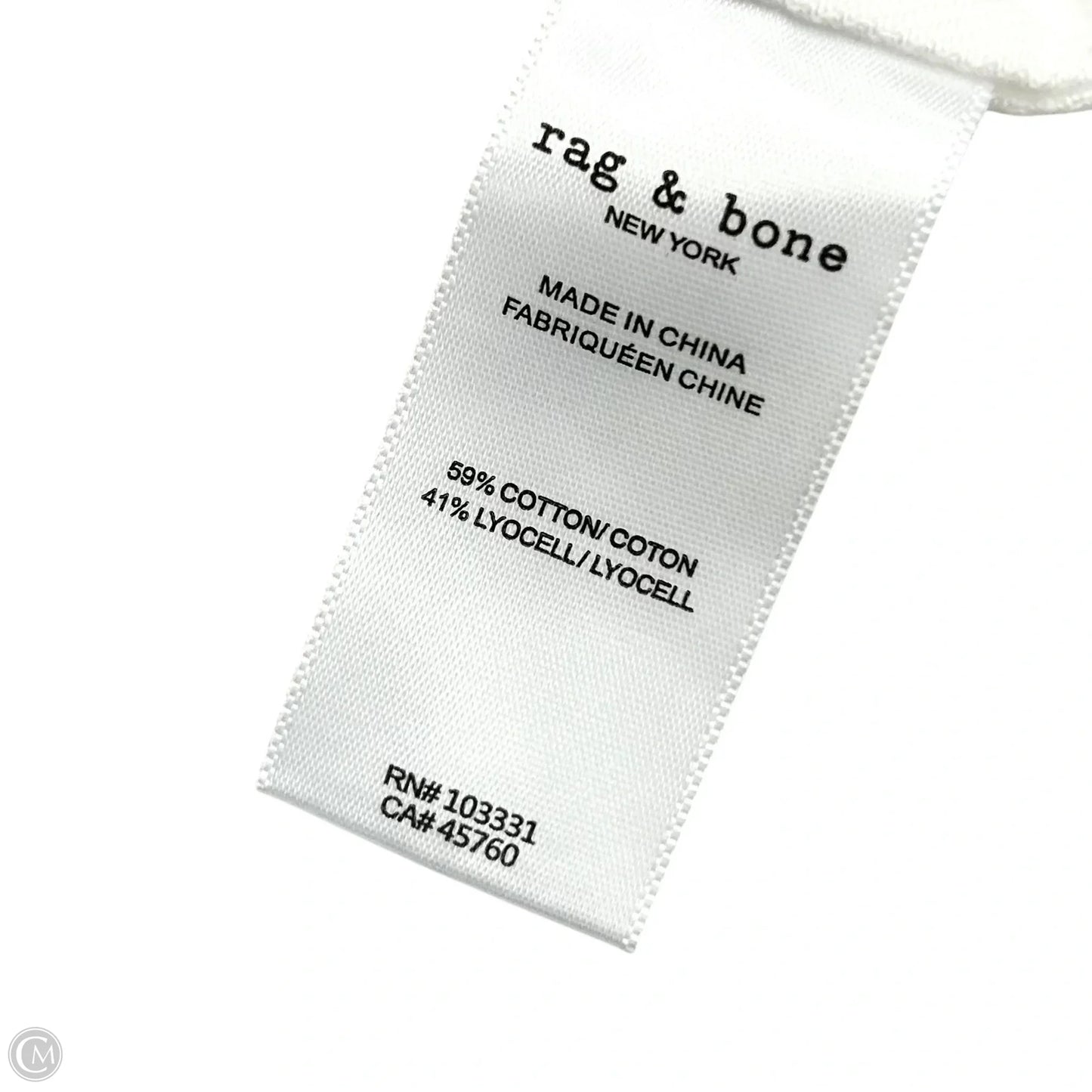 Top Sleeveless By Rag And Bone In White, Size: L