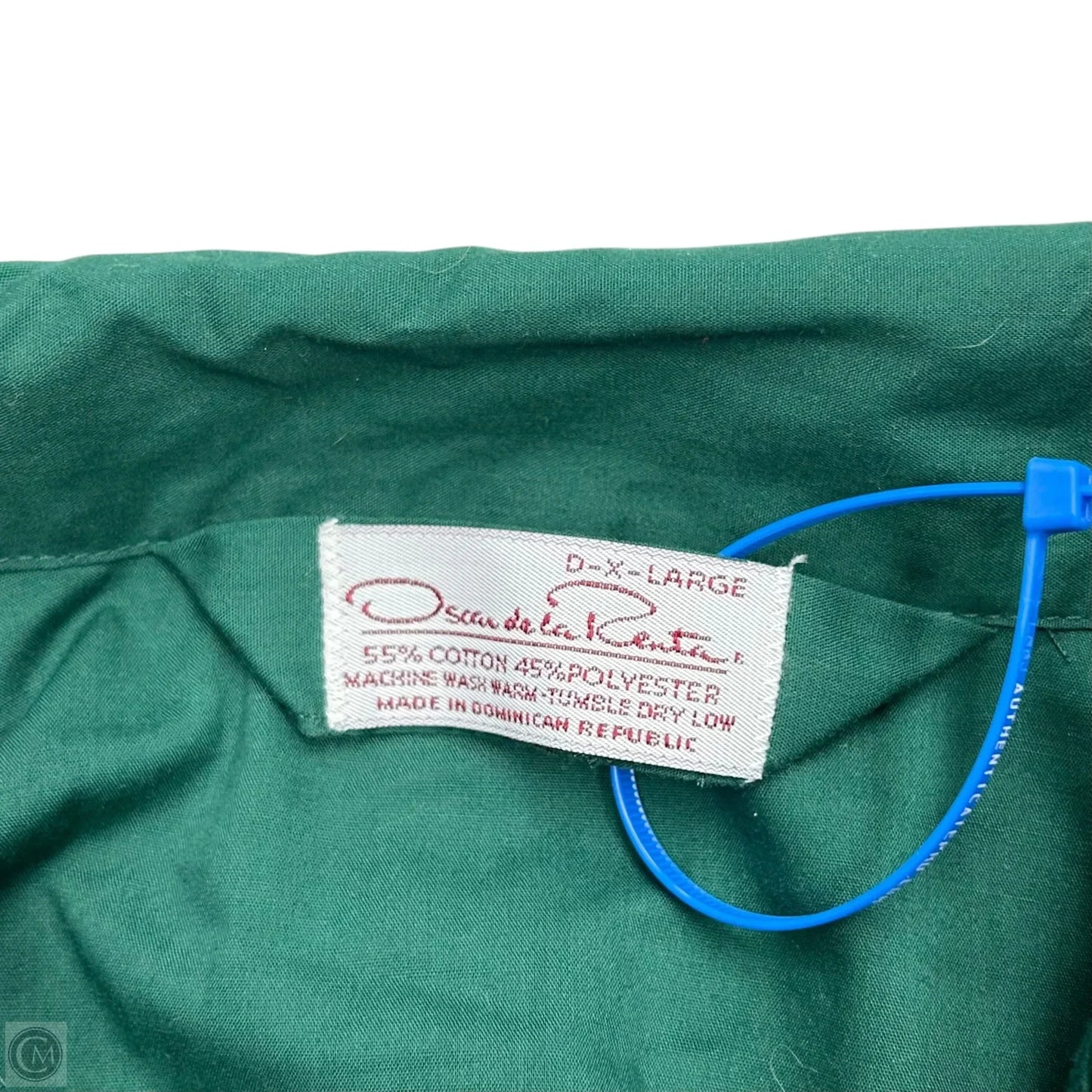 Top Long Sleeve Luxury Designer By Oscar De La Renta In Green, Size: Xl