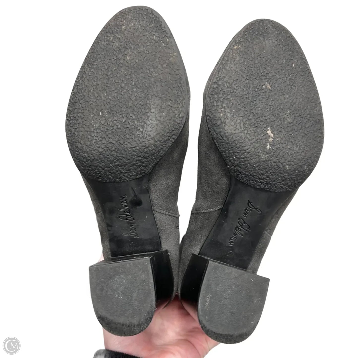 Boots Knee Heels By Sam Edelman In Grey, Size: 7