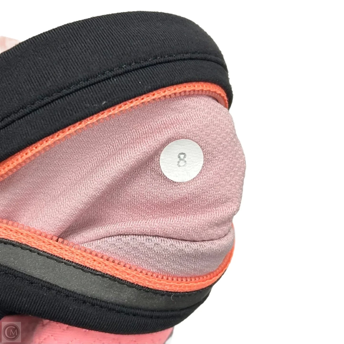 Athletic Leggings Capris By Lululemon In Black & Pink, Size: M