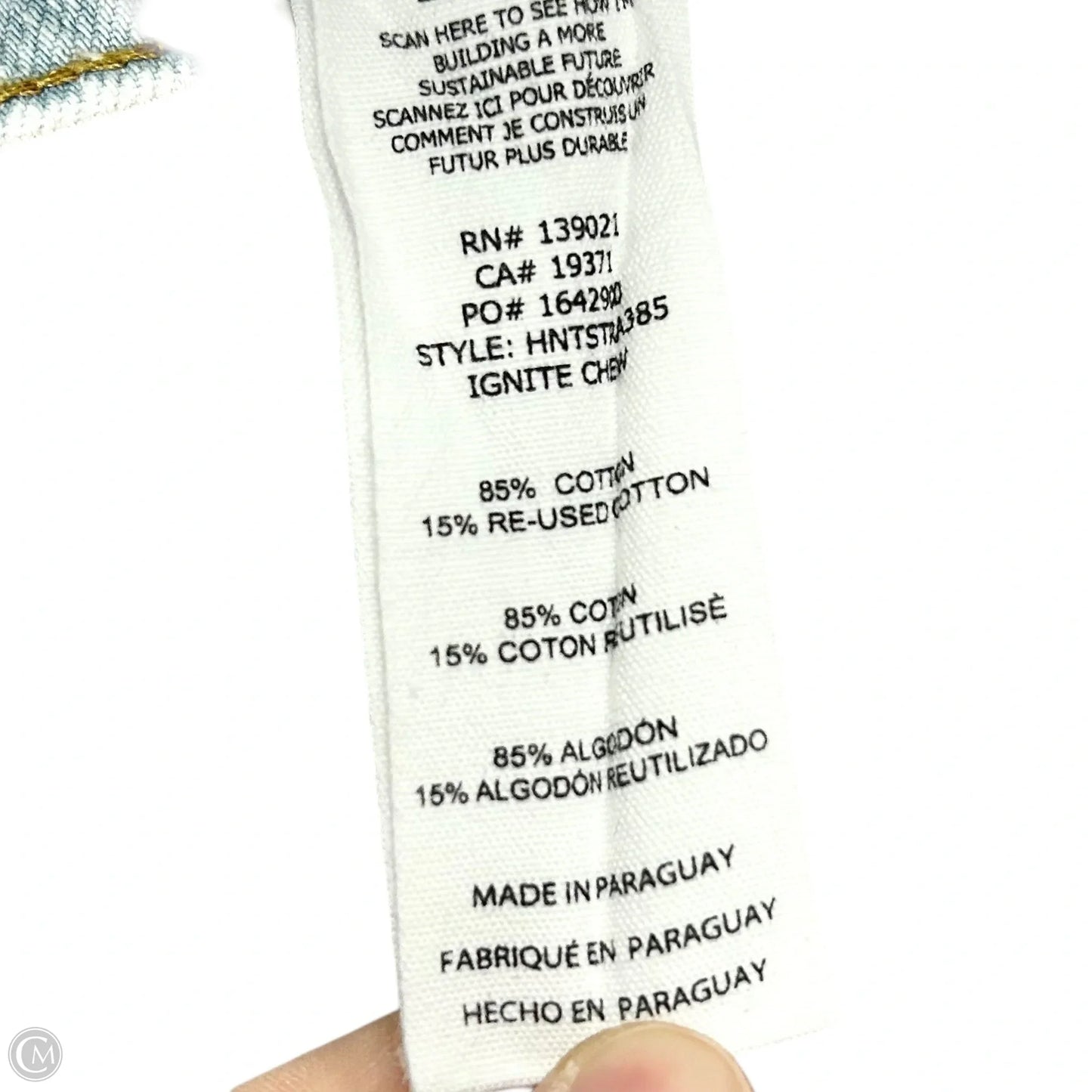 Jeans Straight By Frame In Blue Denim, Size: 0