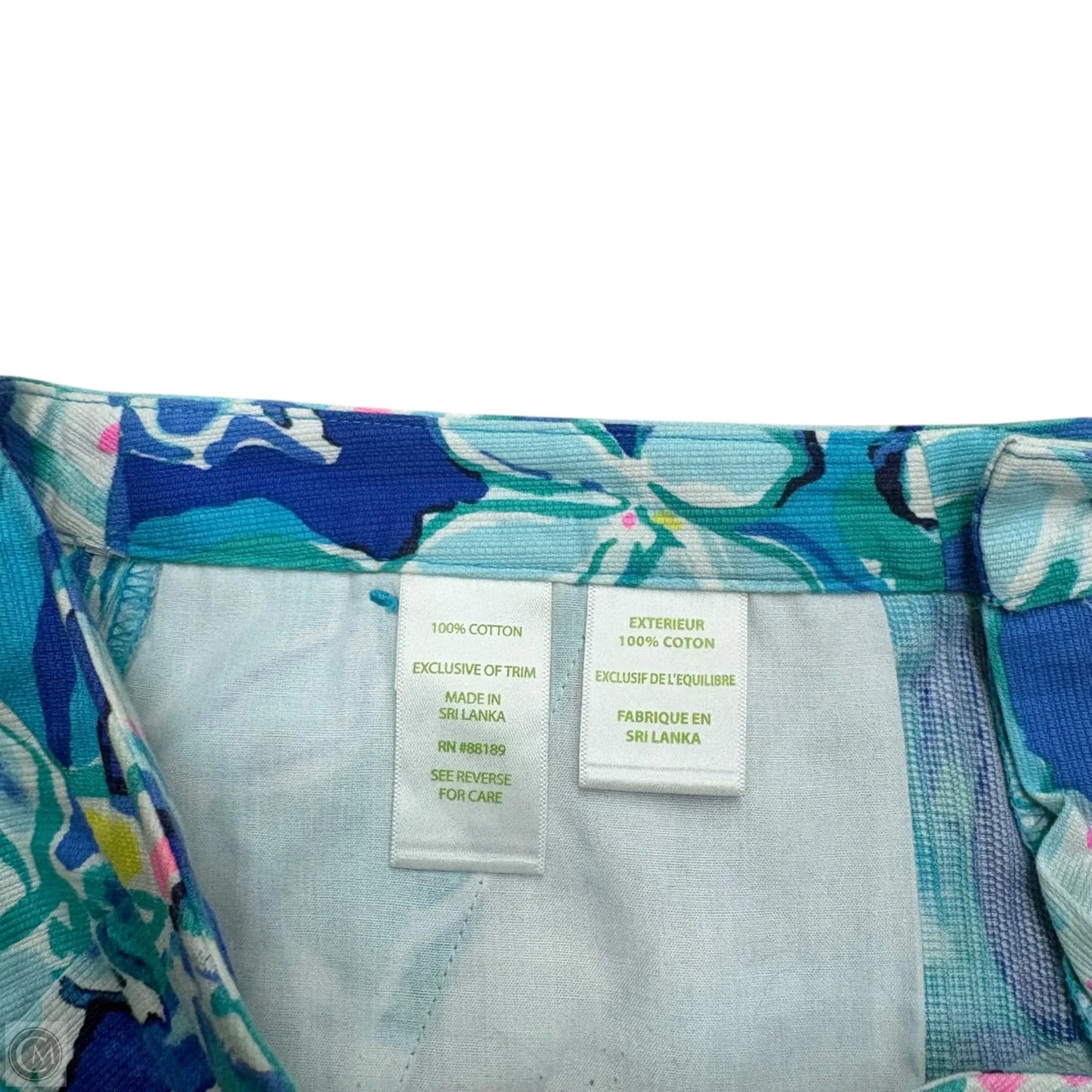 Shorts Designer By Lilly Pulitzer In Blue & White, Size: 0