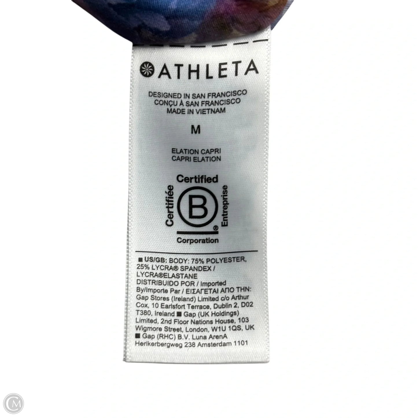 Athletic Leggings Capris By Athleta In Purple, Size: M
