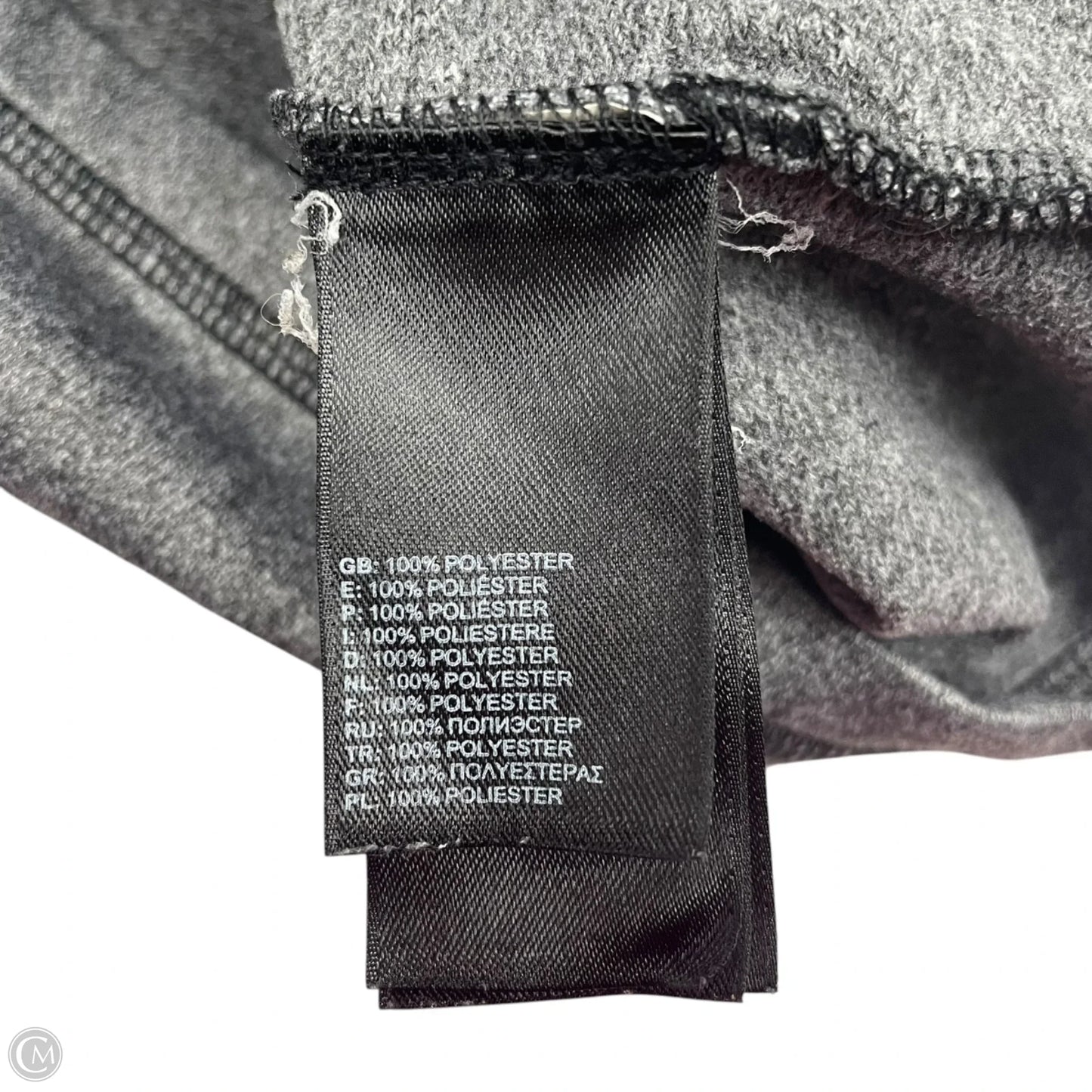 Athletic Jacket By The North Face In Black & Grey, Size: S