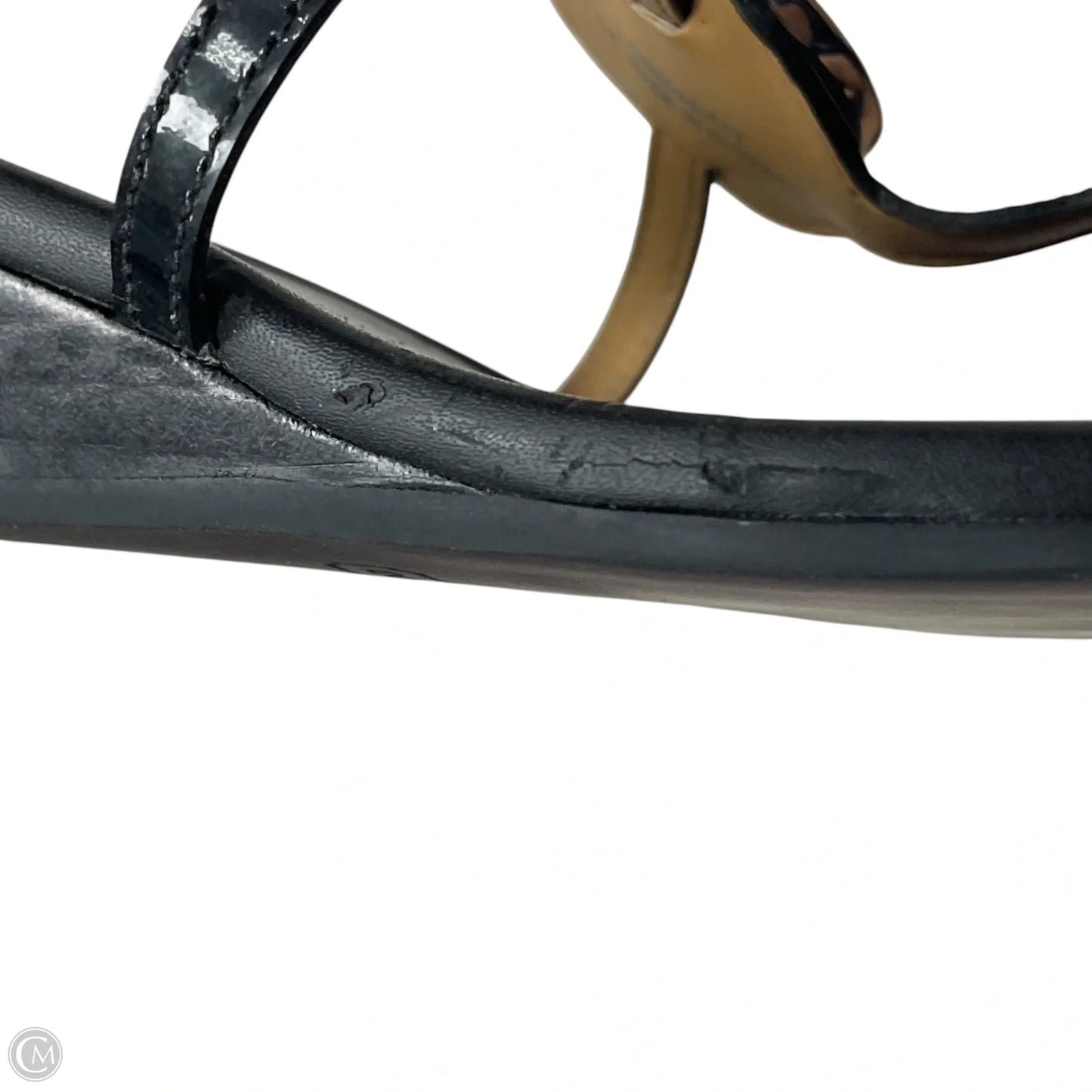 Sandals Designer By Coach In Black, Size: 7.5