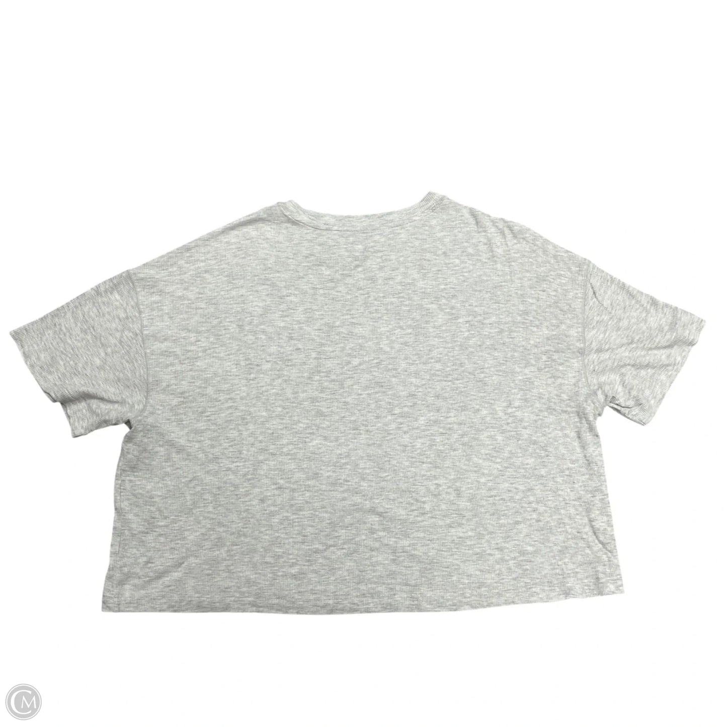 Athletic Top Short Sleeve By Vuori In Grey, Size: S