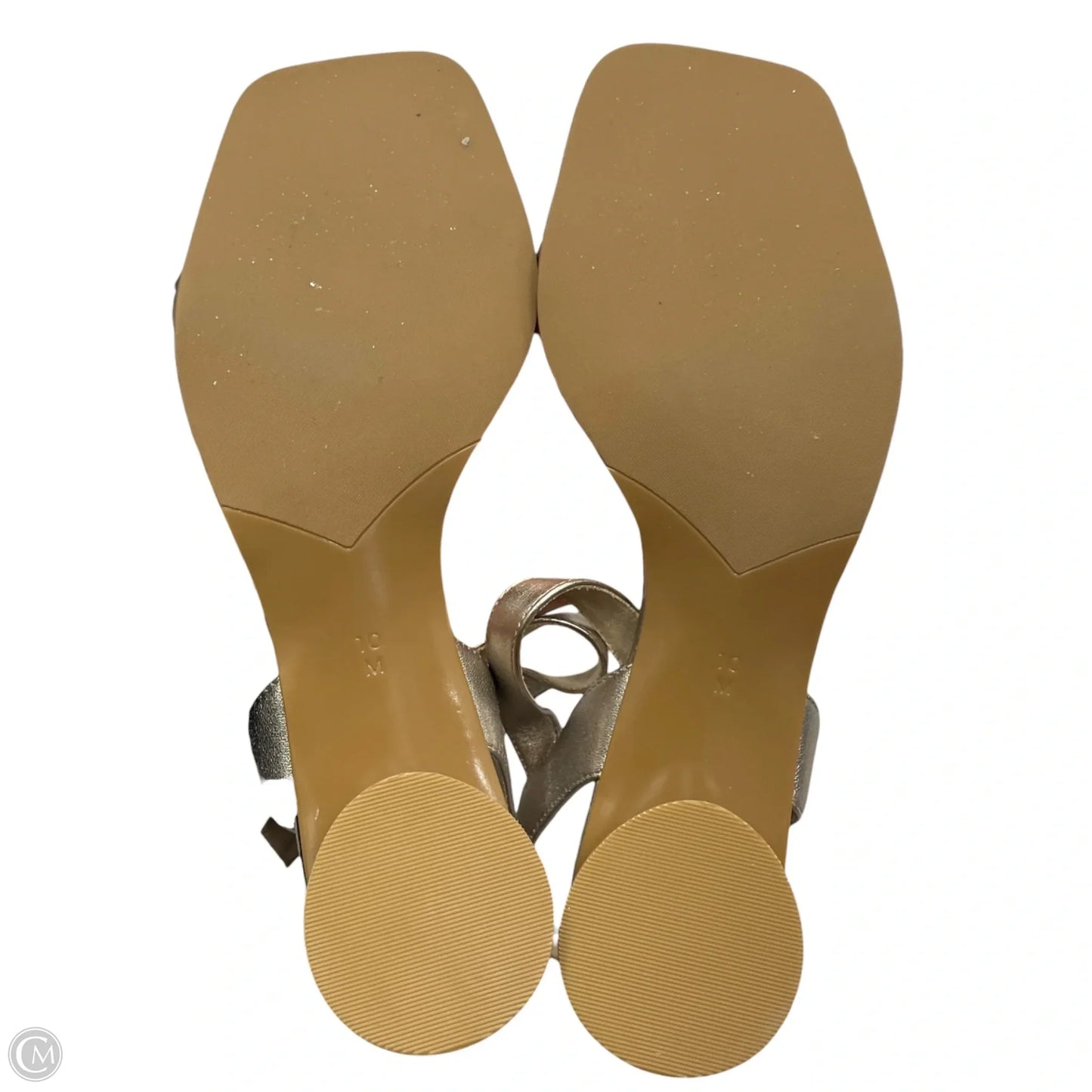 Sandals Heels Kitten By Vaneli In Rose Gold, Size: 10