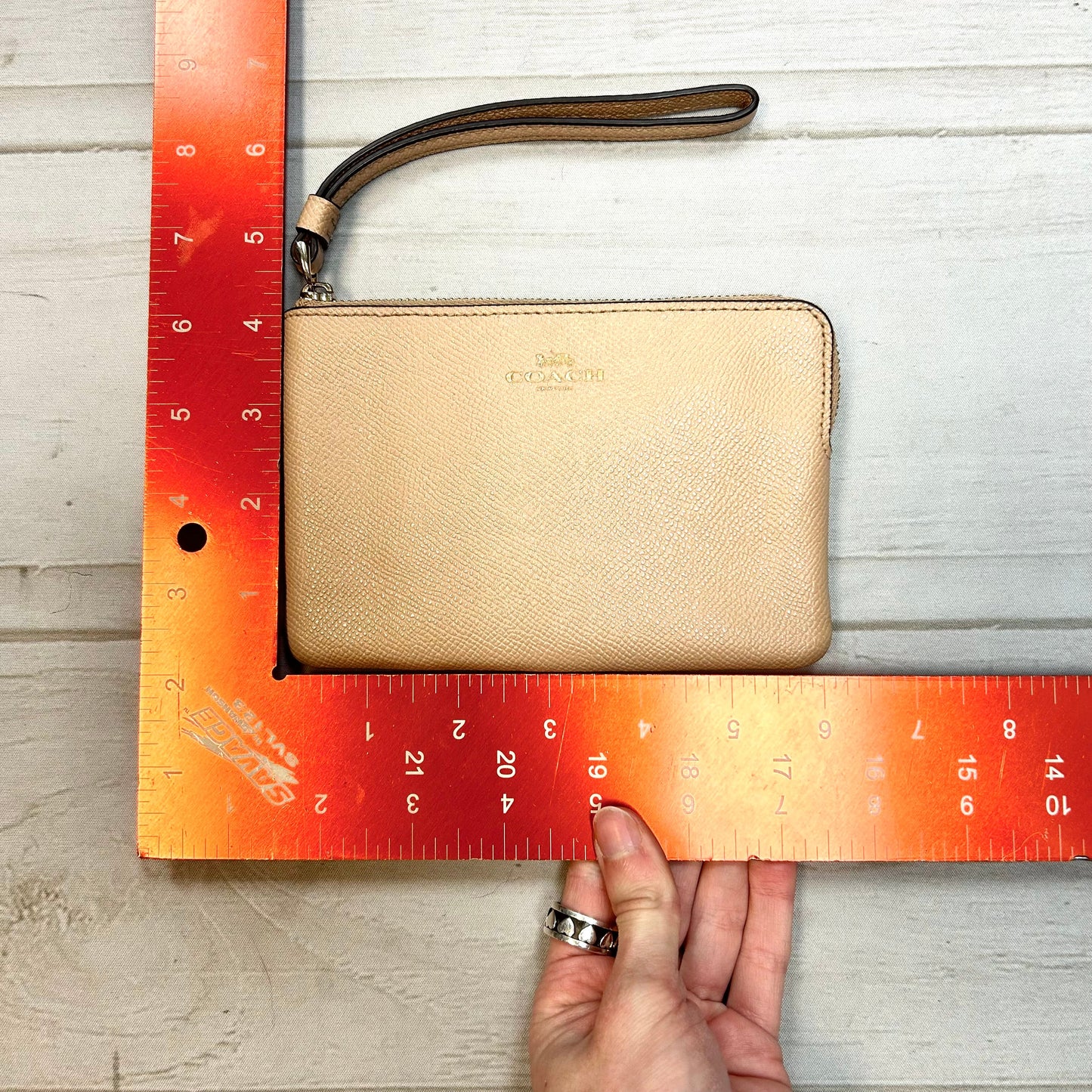 Wristlet Designer By Coach Size: Medium