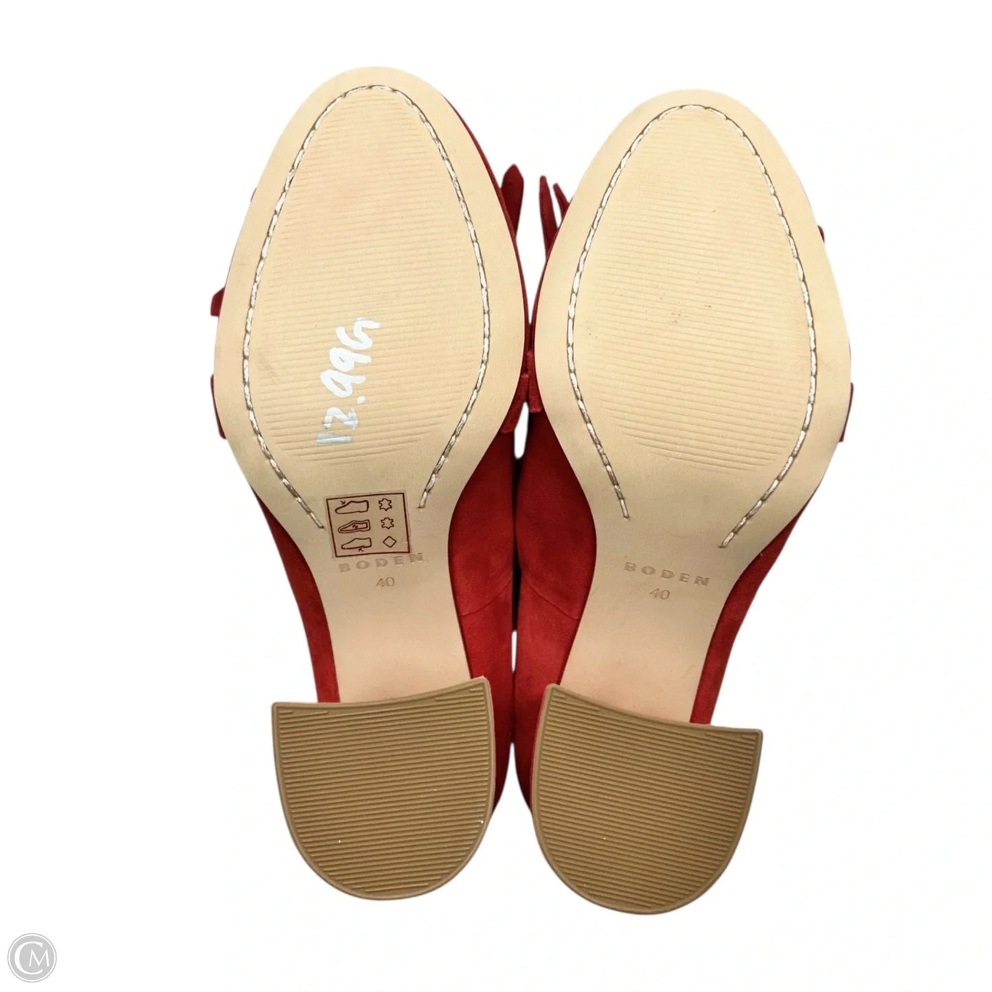 Shoes Heels Block By Boden In Red, Size: 10