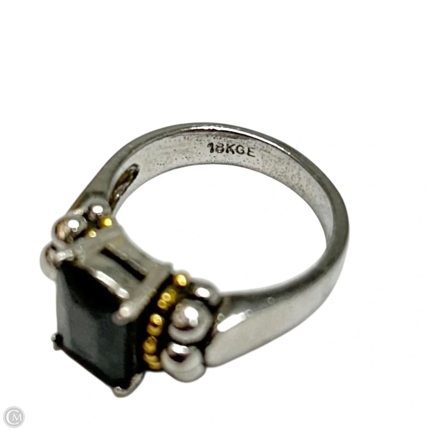 Ring Sterling Silver/18kgf, Size: 7