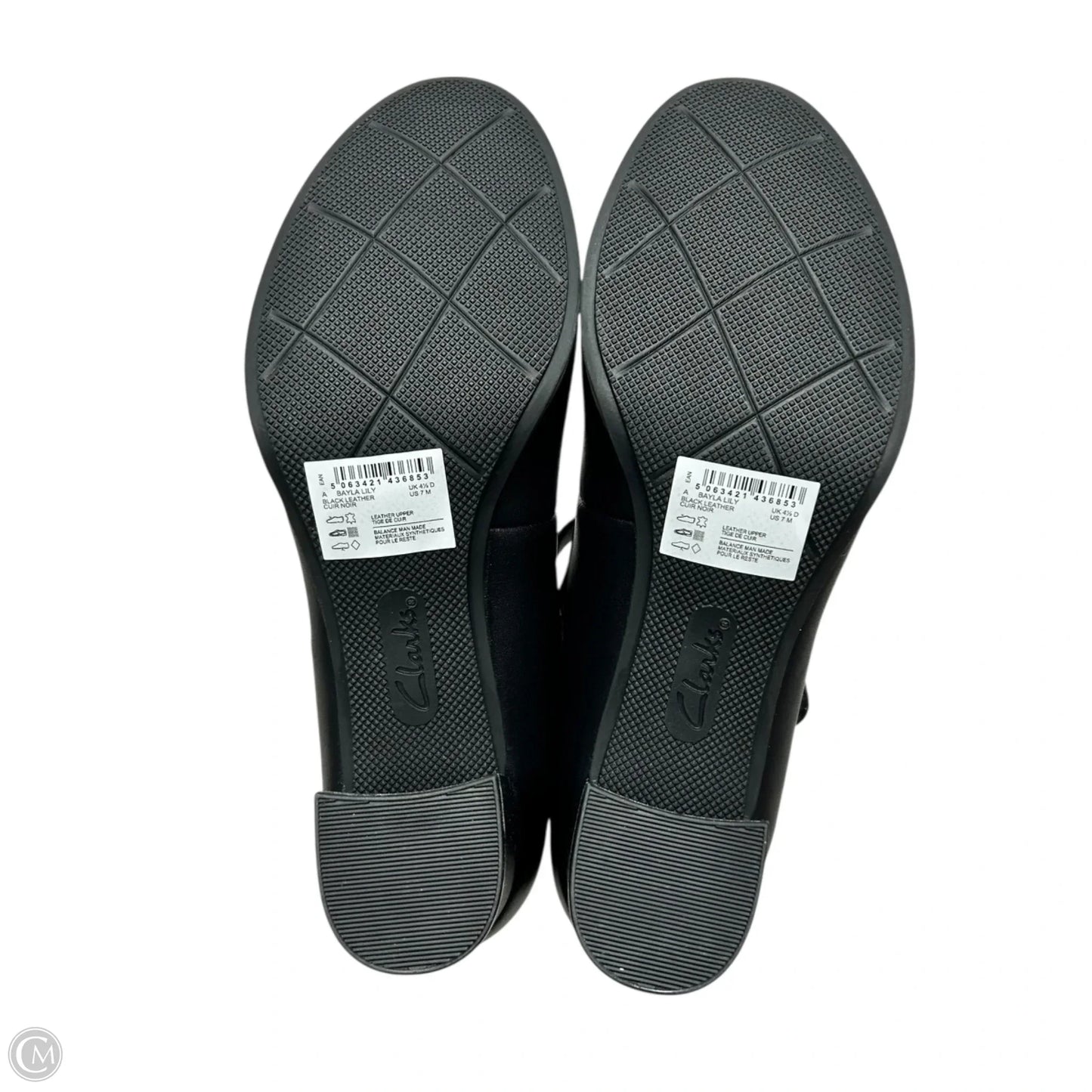 Shoes Heels Block By Clarks In Black, Size: 7