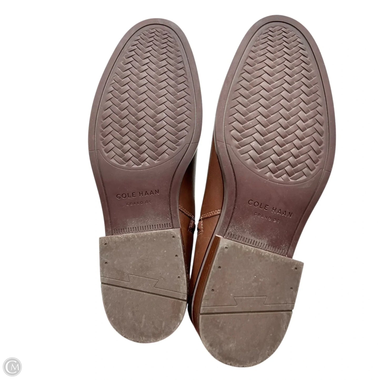 Boots Ankle Heels By Cole-haan In Brown, Size: 8